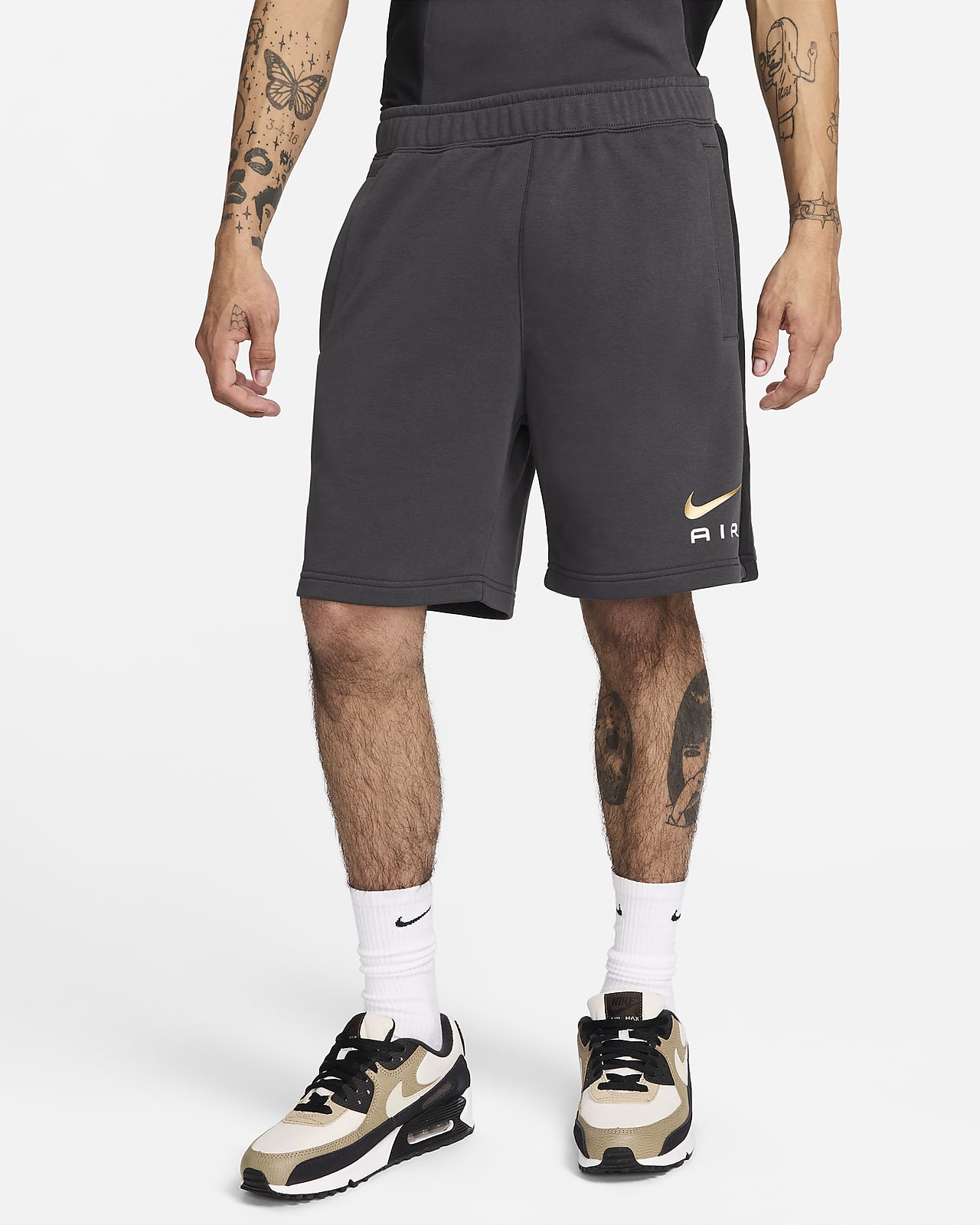 Shorts i sweatshirttyg Nike Air för män