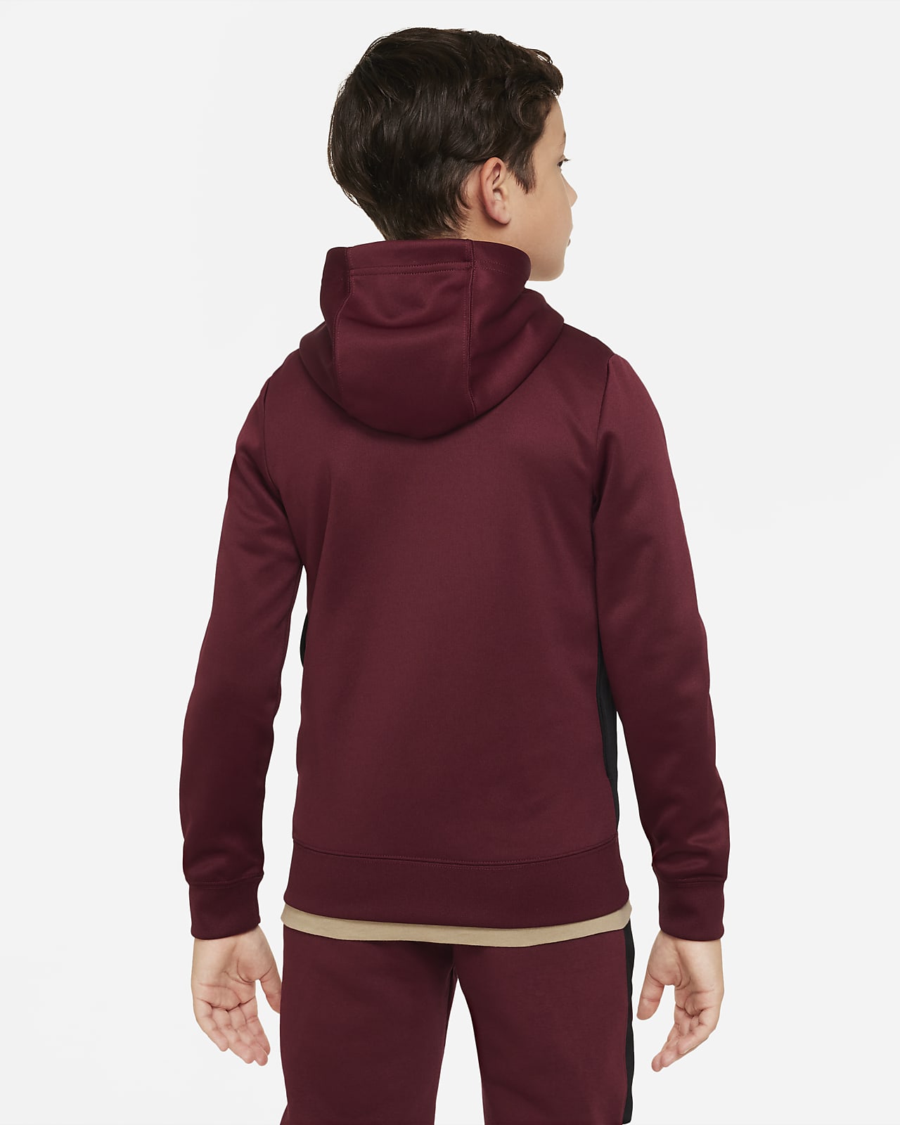 Nike Sportswear Hybrid Older Kids' (Boys') Full-Zip Fleece Hoodie. Nike AT