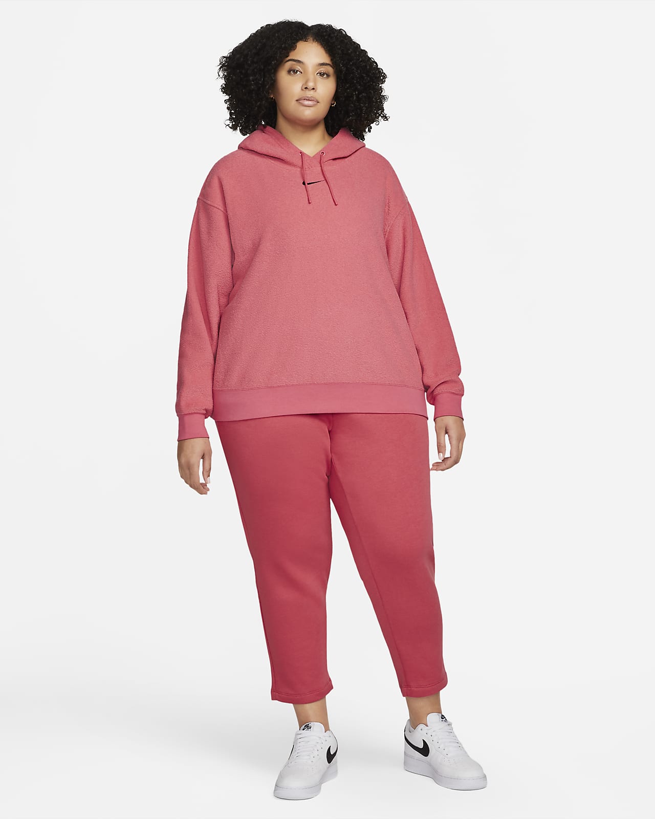 nike sportswear essential plush hoodie