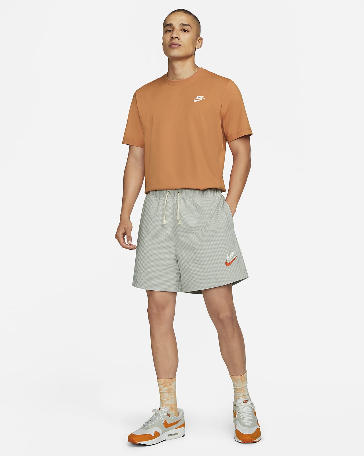 lined nike shorts