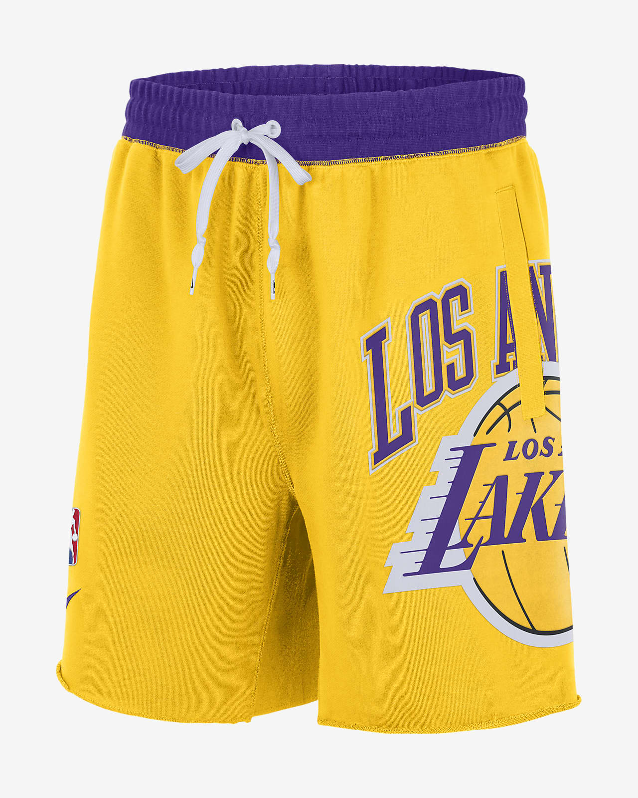 Shorts in fleece Los Angeles Lakers Courtside Nike NBA - Uomo. Nike CH