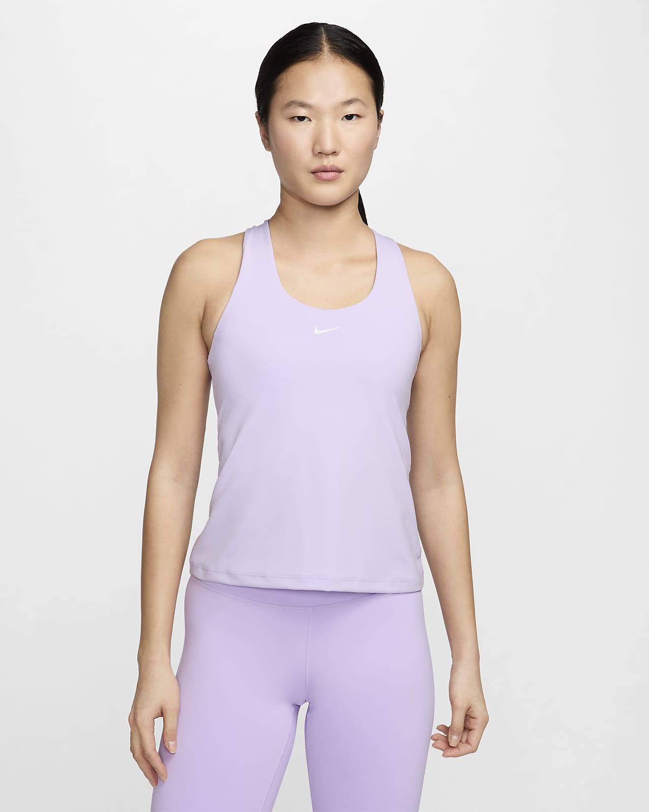 Nike Swoosh 女款中度支撐型襯墊運動內衣背心