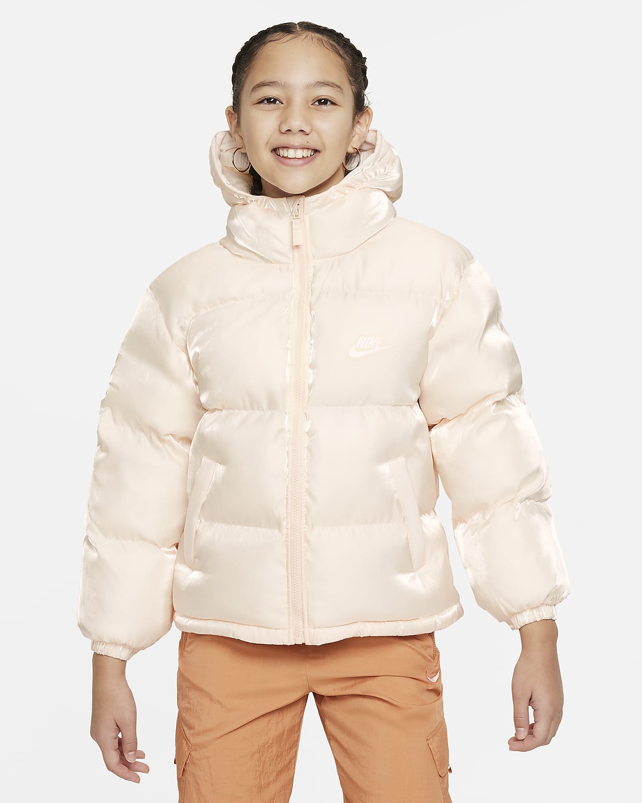 Nike puffer best sale coat kids