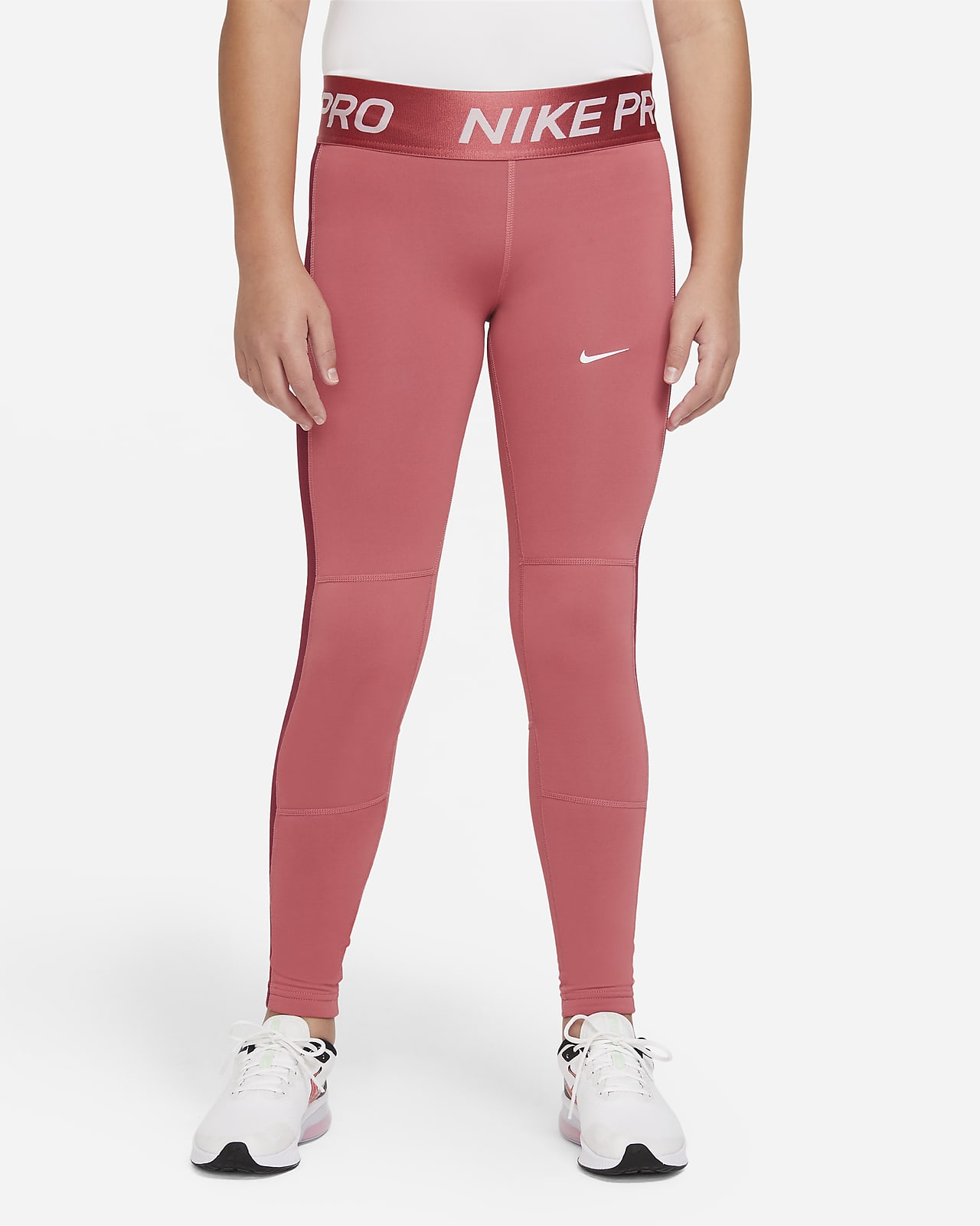 Nike Pro Warm Dri-FIT leggings til store barn (jente)