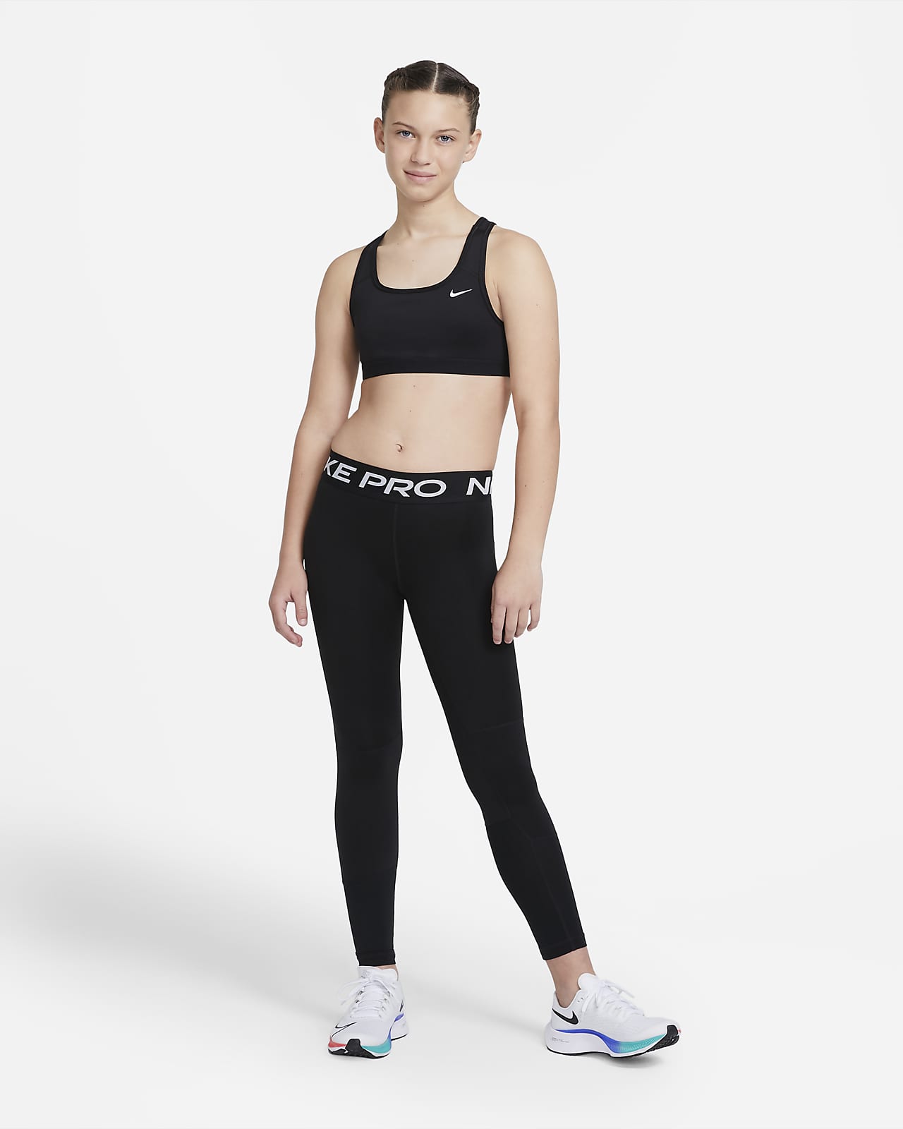 nike tights and sports bra