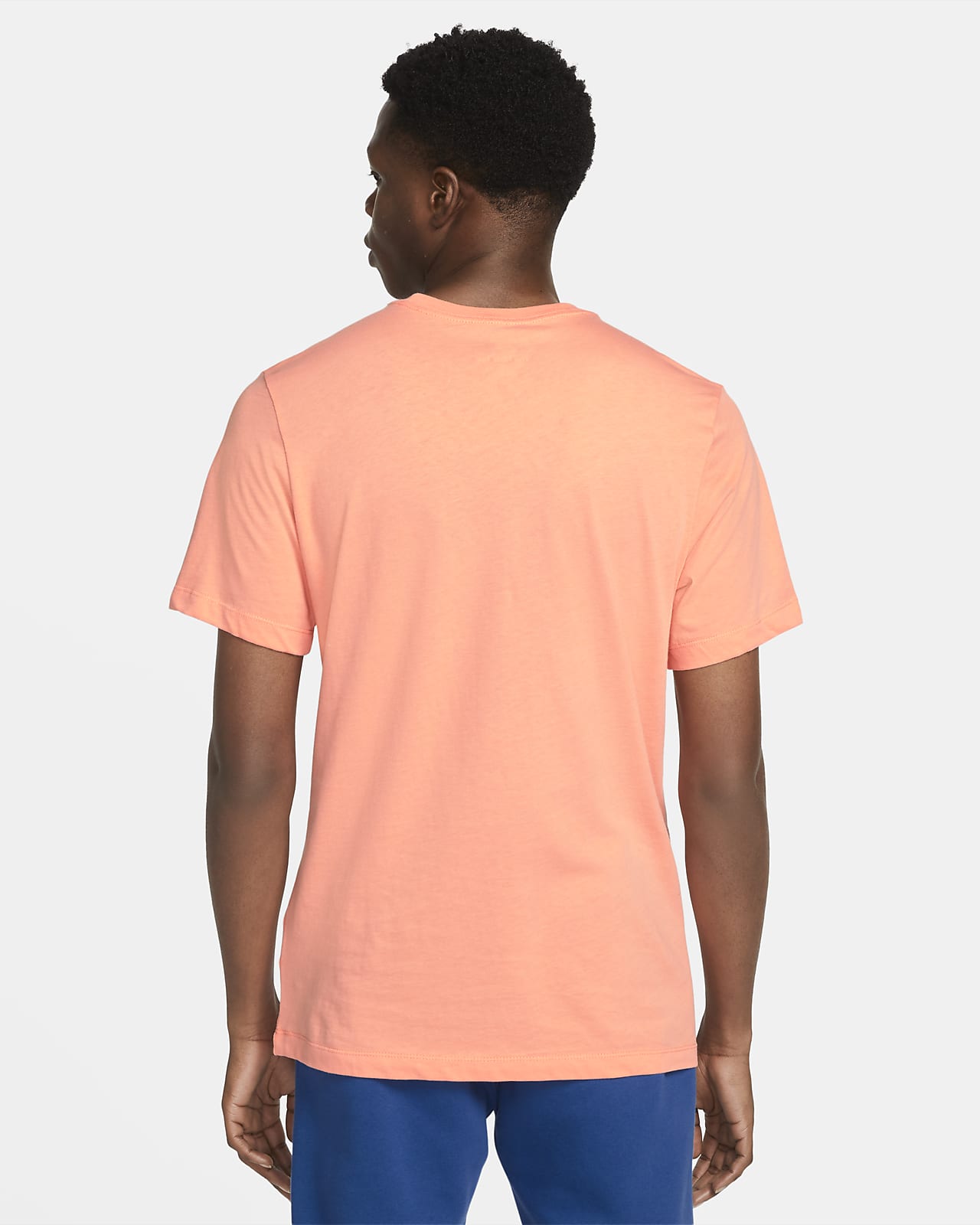 t shirt nike orange homme