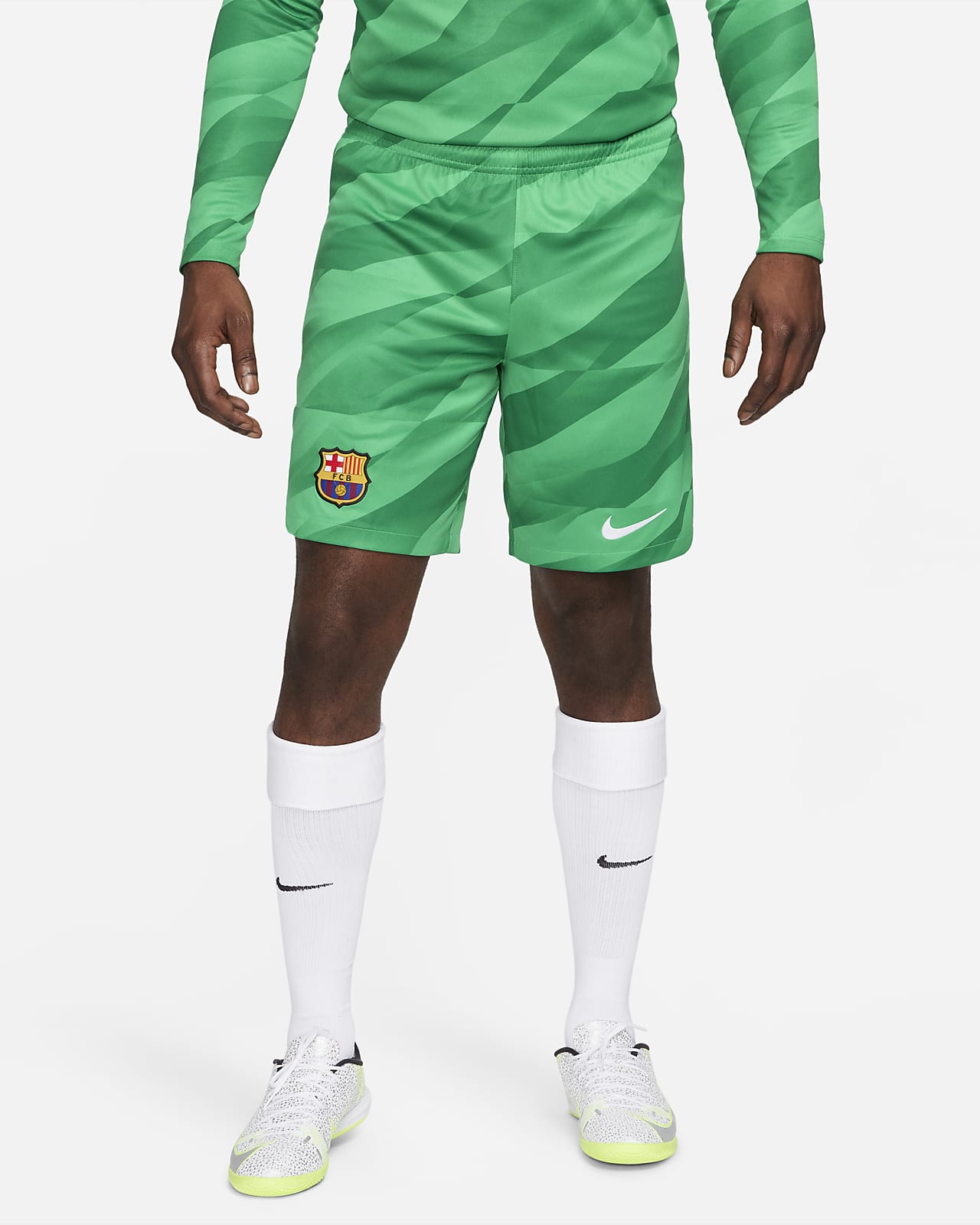 Męskie spodenki piłkarskie Nike Dri-FIT FC Barcelona Stadium Goalkeeper 2023/24