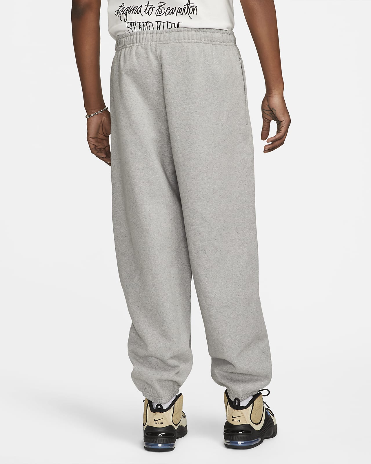 Stussy x Nike Fleece Pants Grey XS