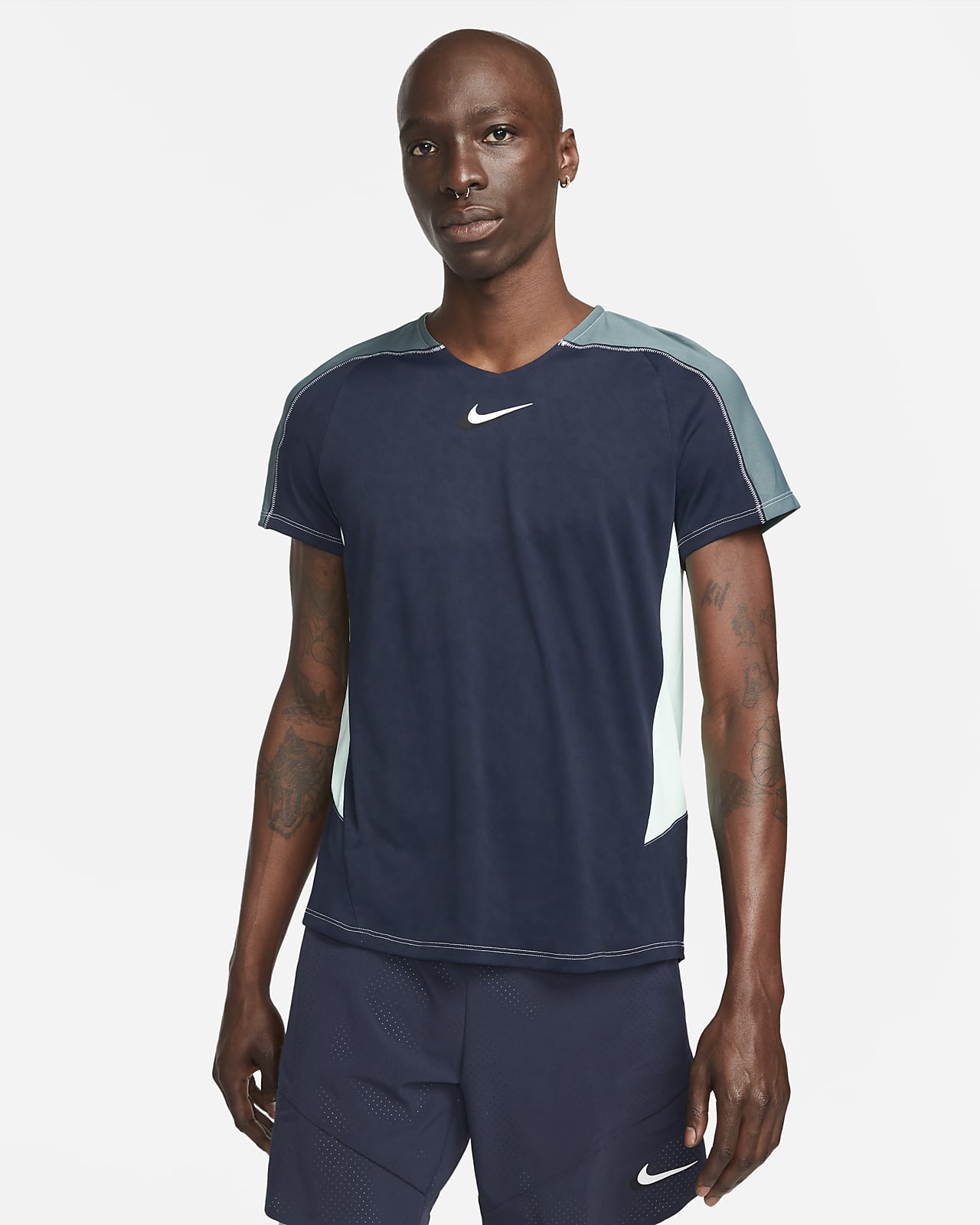 Maglia da tennis NikeCourt Dri-FIT Slam - Uomo. Nike IT