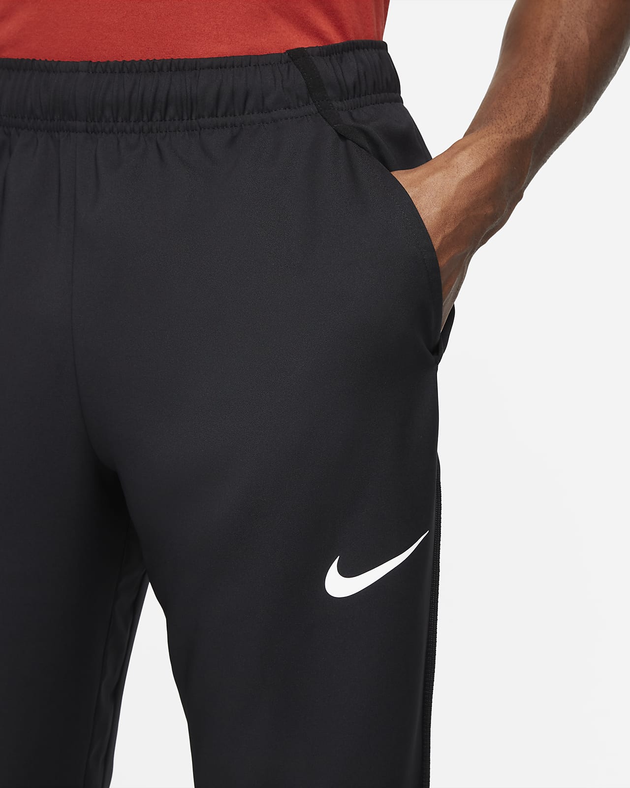 Nike Men's Tennis Woven Dri-FIT Black Pants 