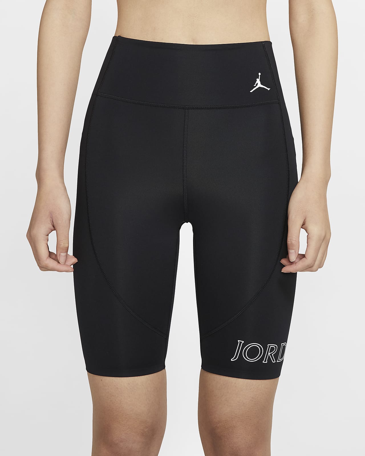 black jordan biker shorts