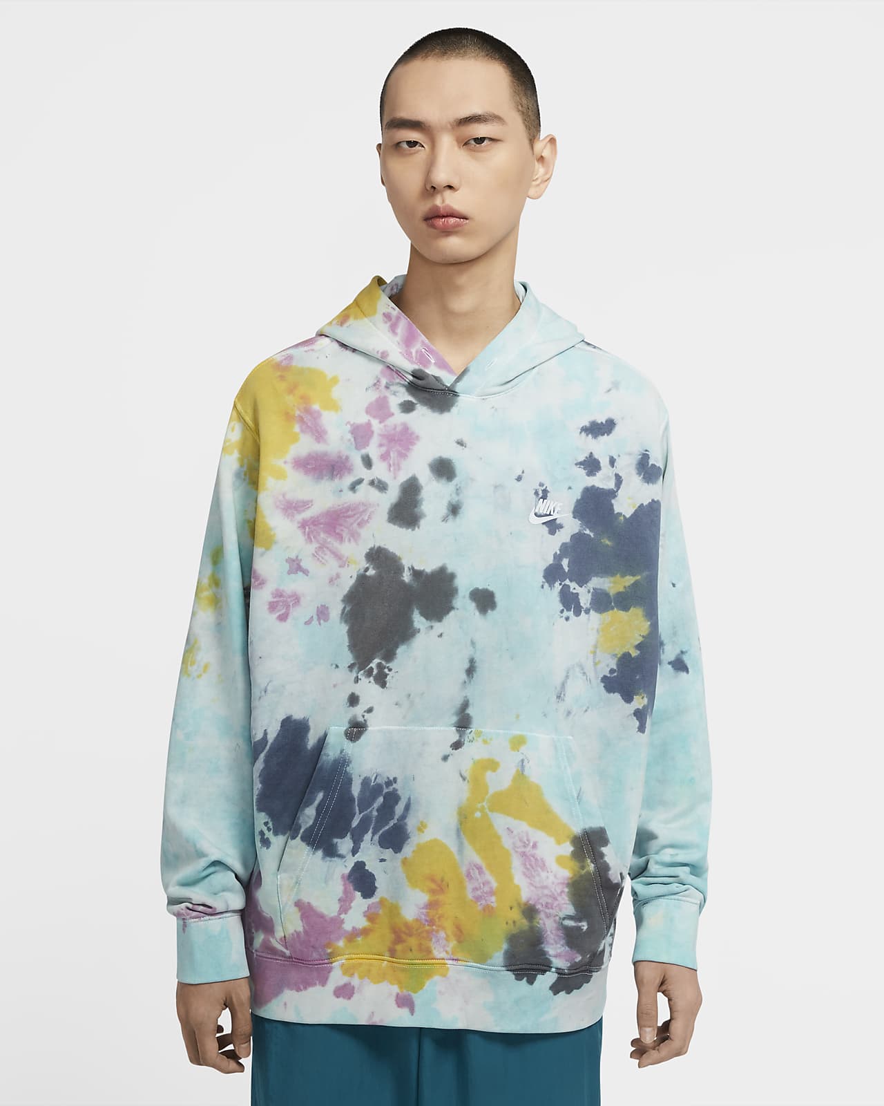 tie dye nike hoodie