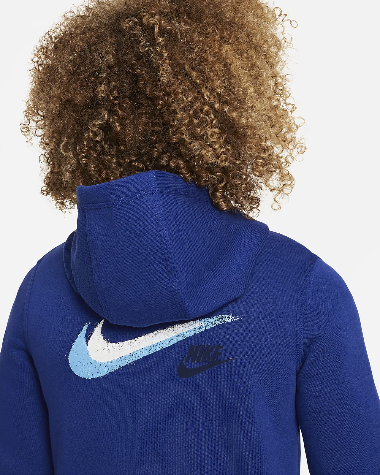 Sweat capuche graphique en tissu Fleece zip Nike Sportswear pour ado gar on