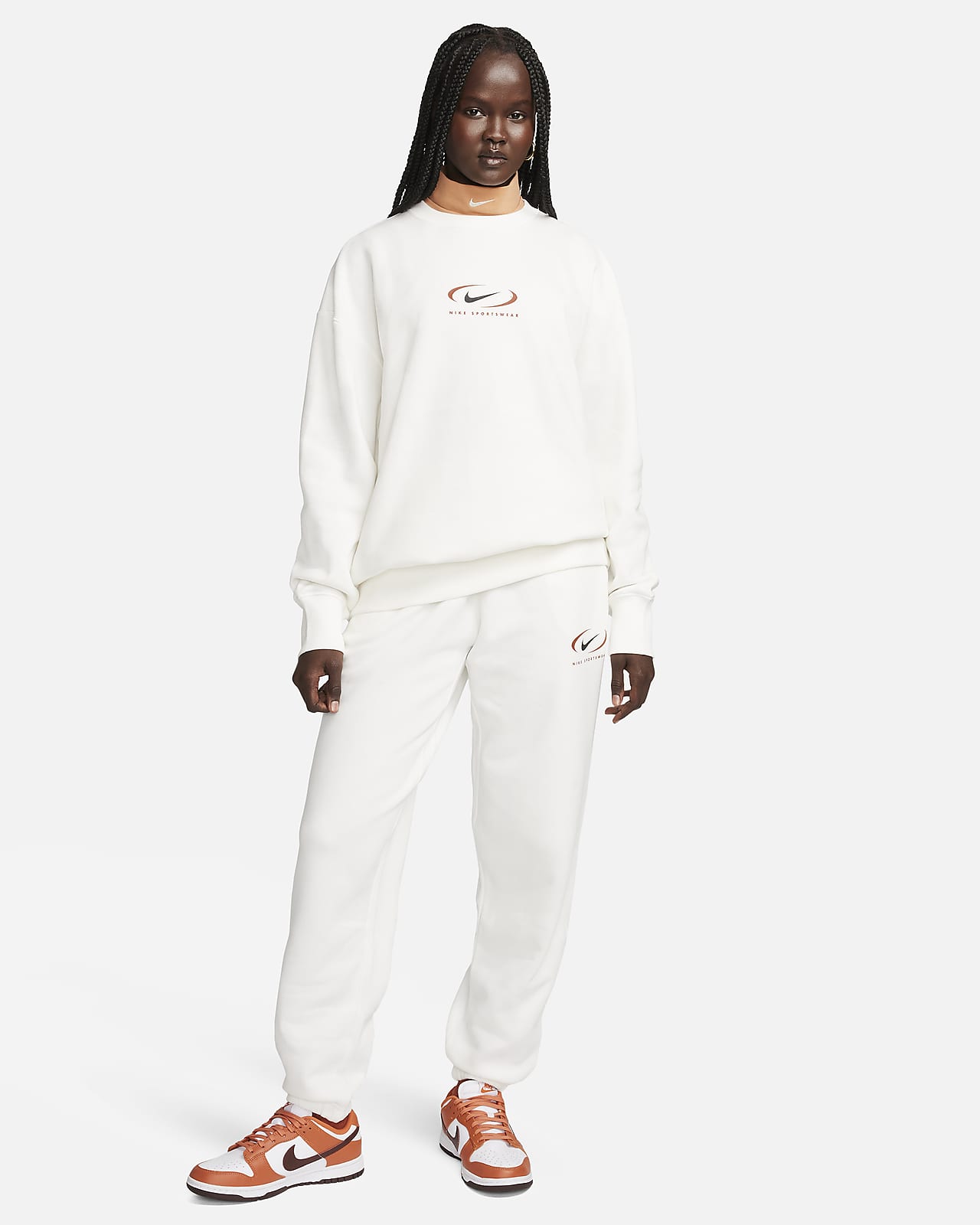 Felpa pullover oversize con cappuccio Nike Sportswear Phoenix Fleece – Donna.  Nike CH