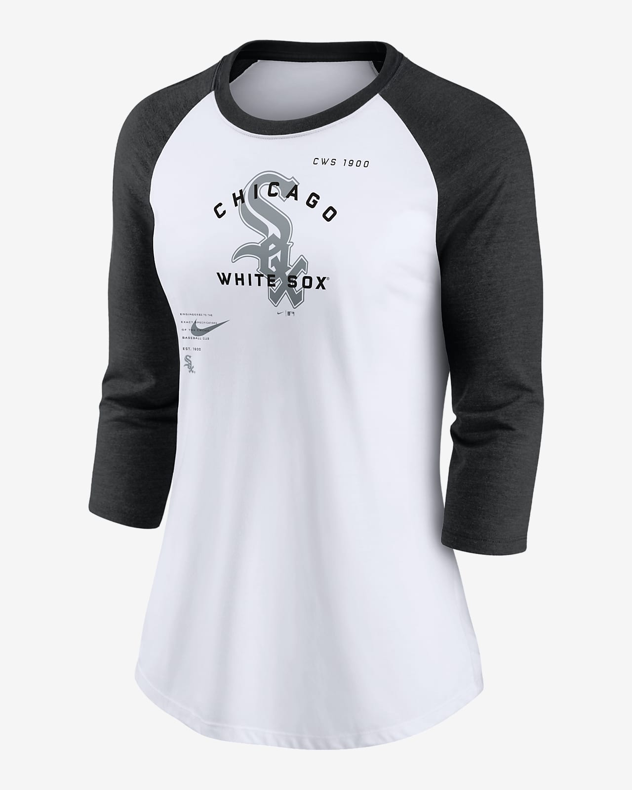Nike Next Up (MLB Chicago White Sox) Women's 3/4-Sleeve Top