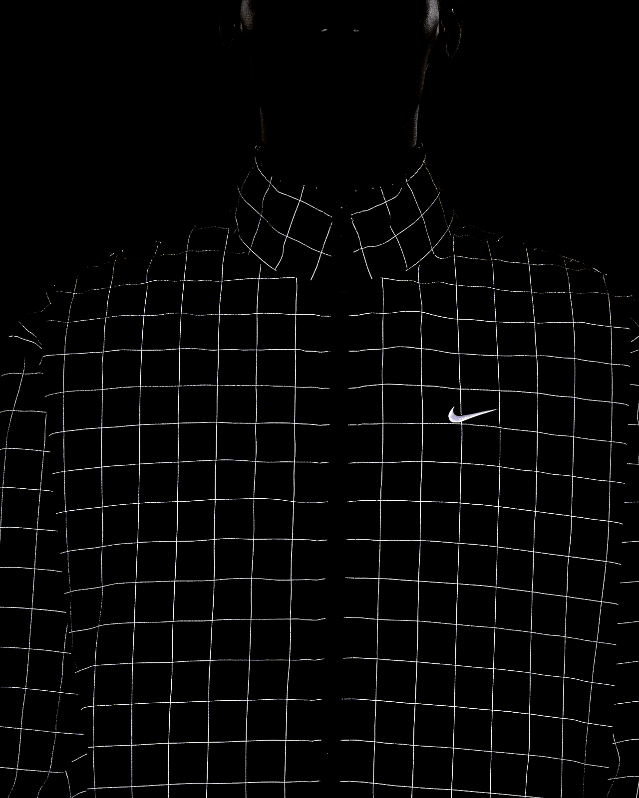 nike reflective grid jacket