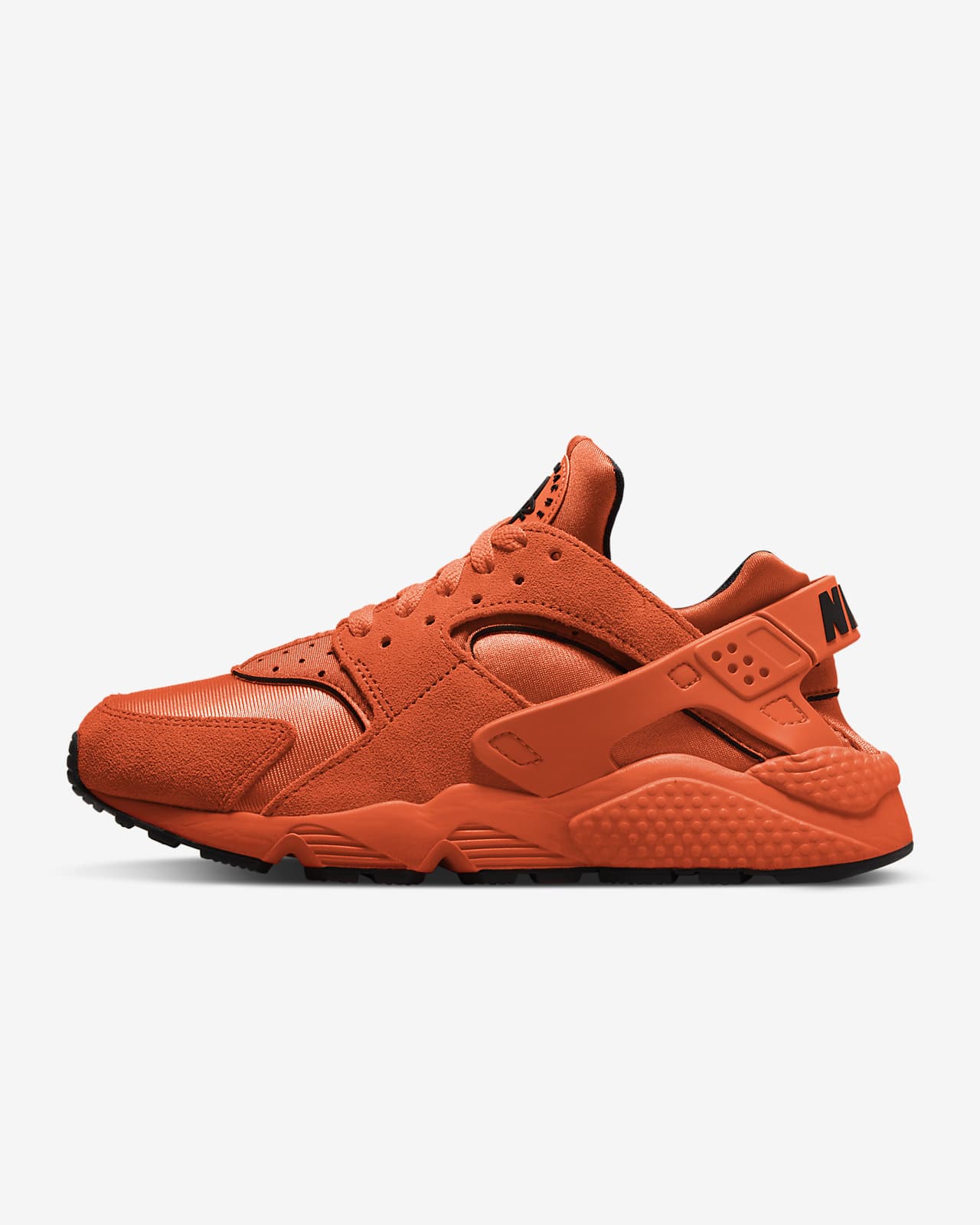 nike huarache white orange