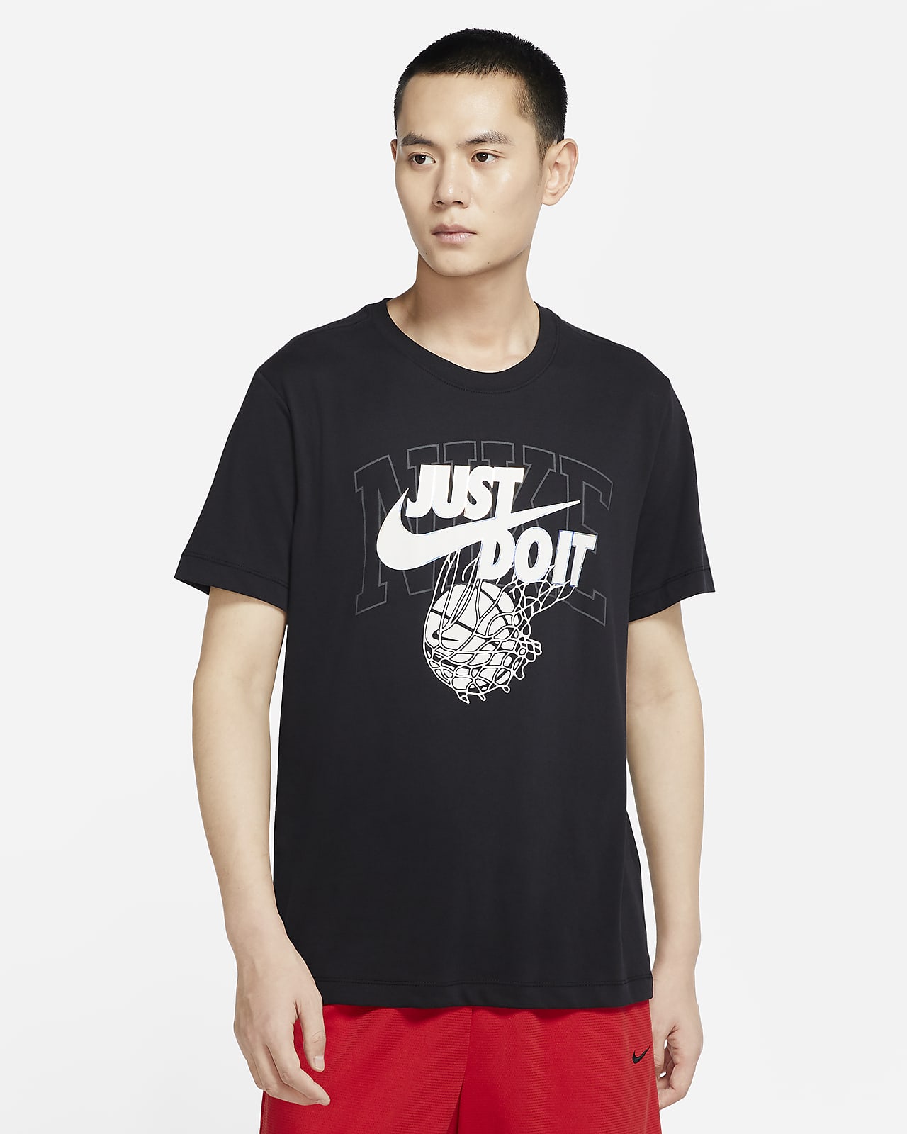 Nike Dri-FIT 男款「Just Do It」籃球 T 恤