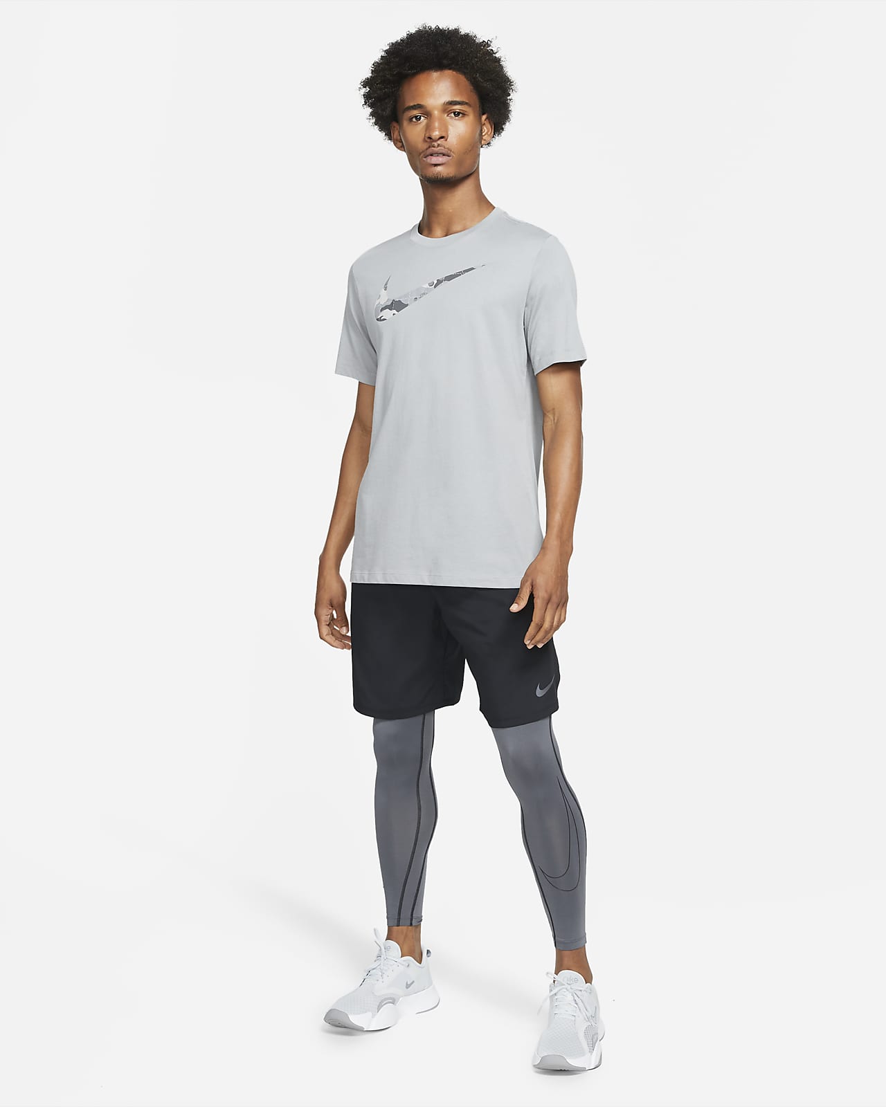 Nike Performance TIGHT - Débardeur - black/white/noir 