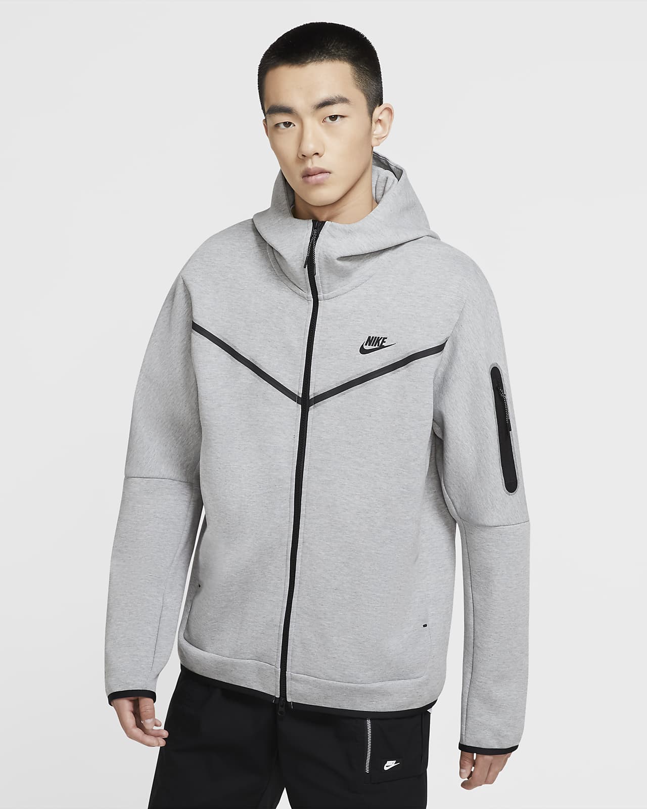 Nike Sportswear Tech Fleece Men'S Full-Zip Hoodie. Nike Vn