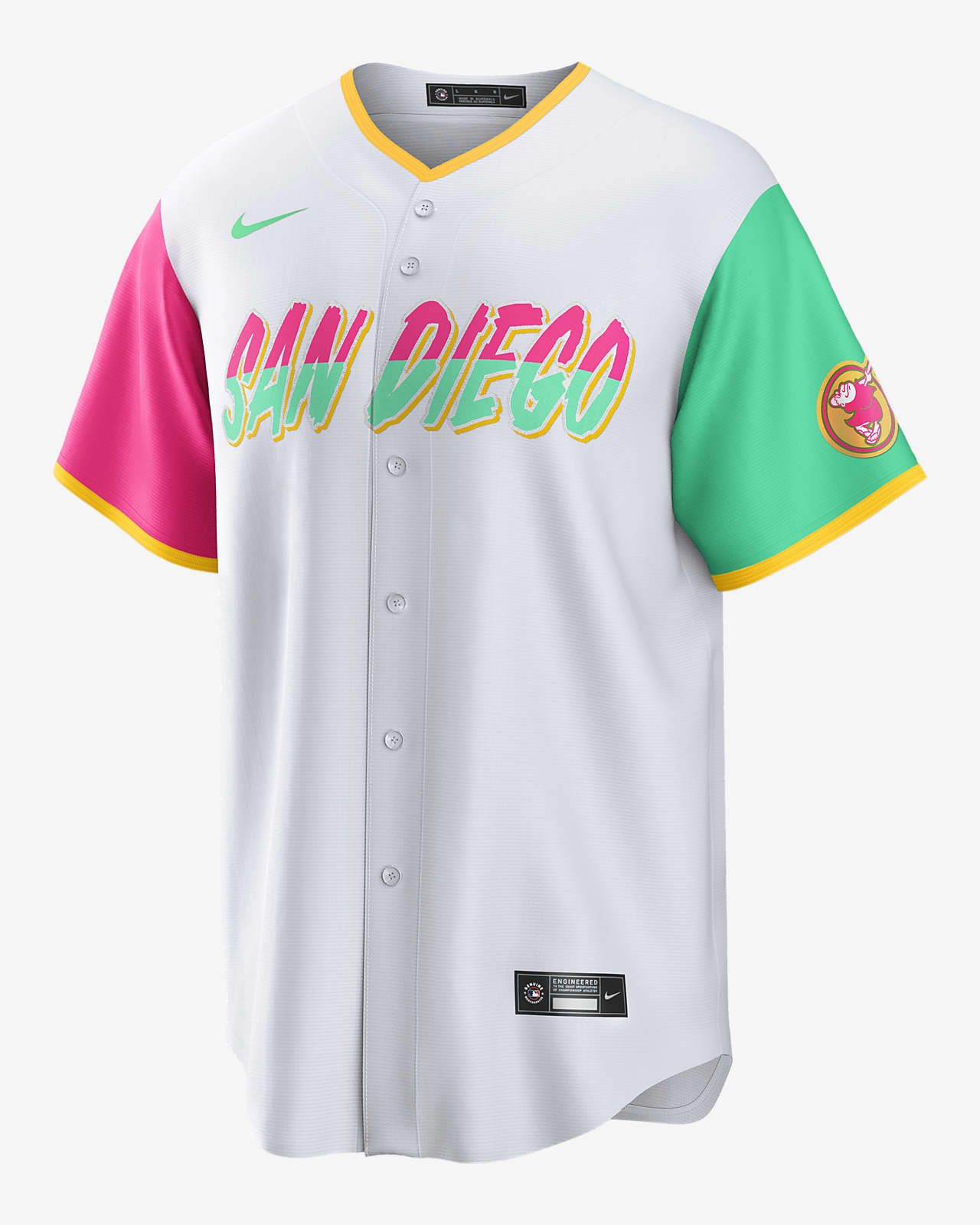 MLB San Diego Padres City Connect (Yu Darvish) Men's Replica Baseball Jersey.
