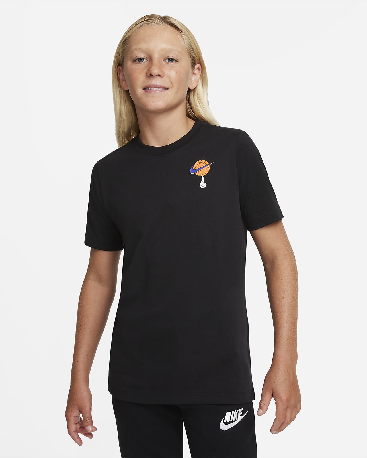 Tréninkové tričko Nike Dri-FIT x Space Jam: Nový začátek pro větší děti