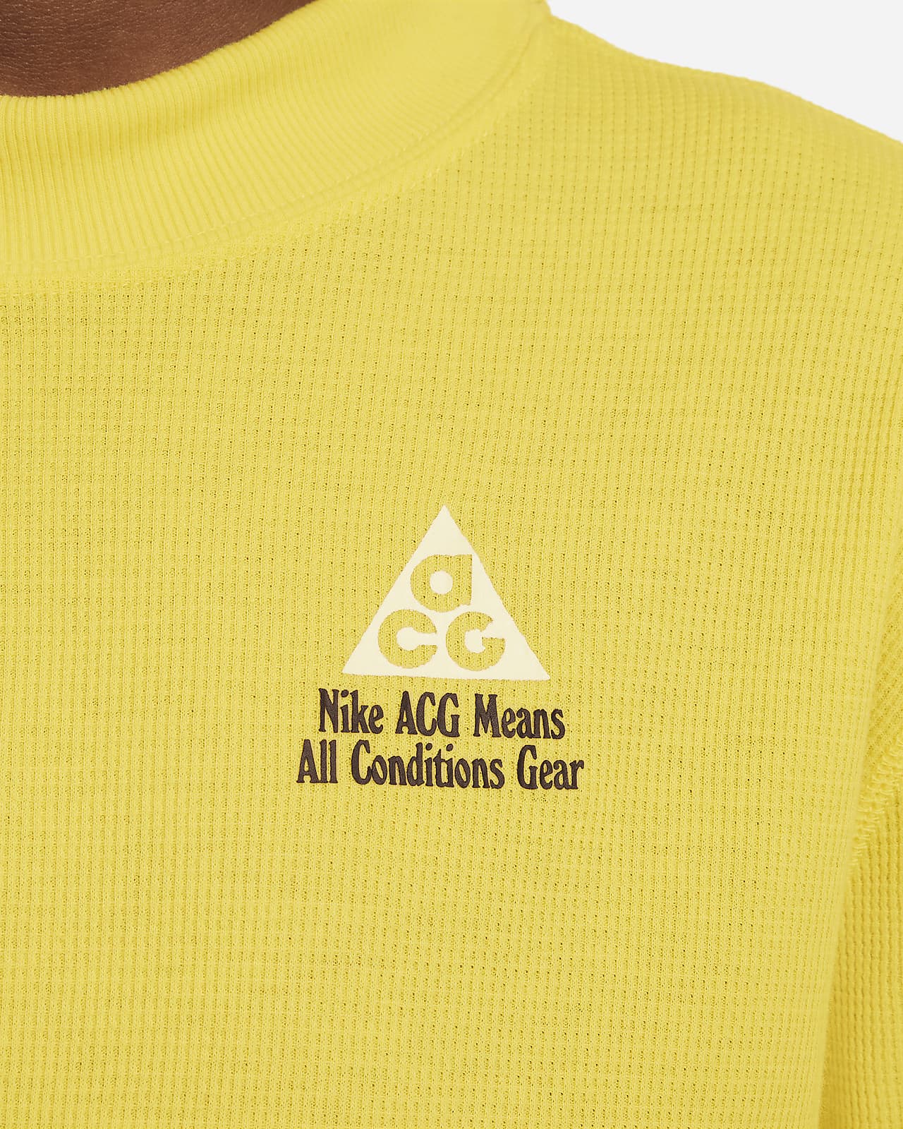 Nike ACG Big Kids' Loose Waffle Long-Sleeve Top