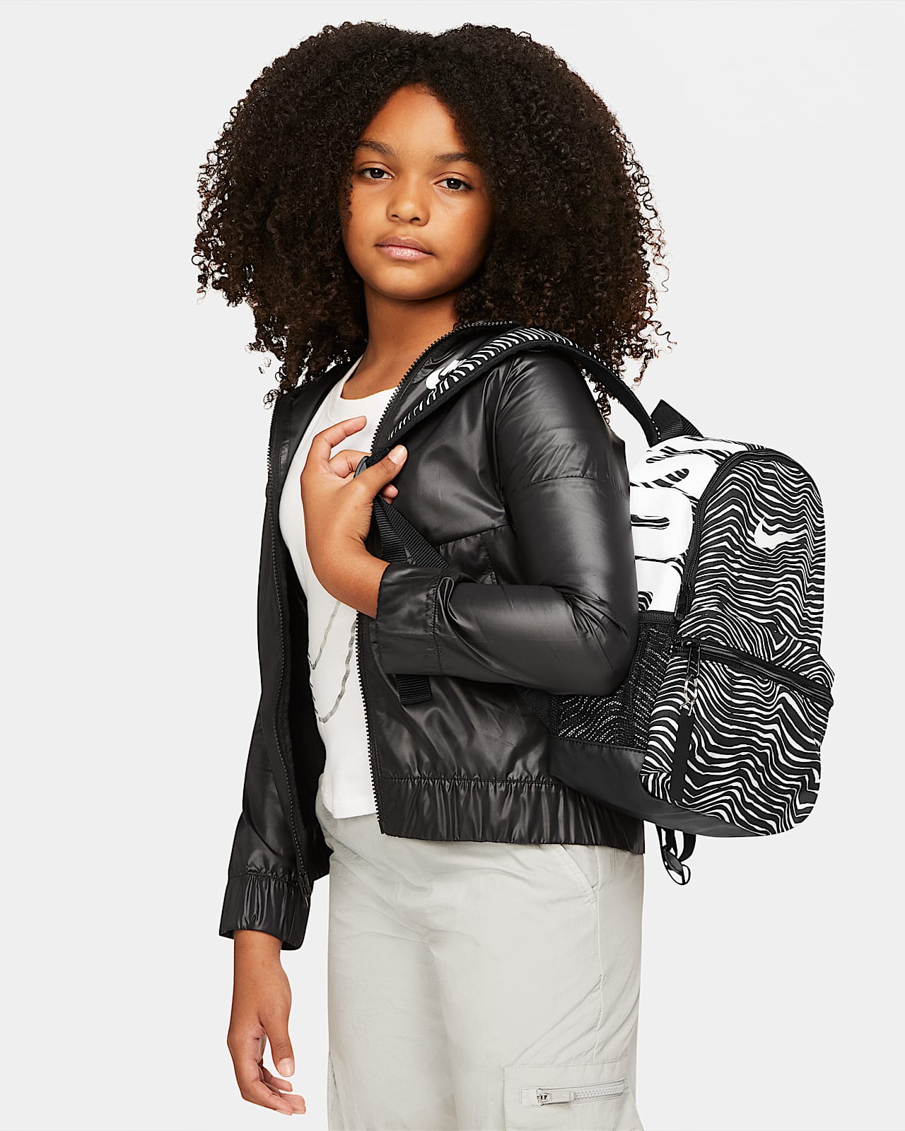 Nike Brasilia JDI Mini Kids' Printed Backpack (11L). Nike JP