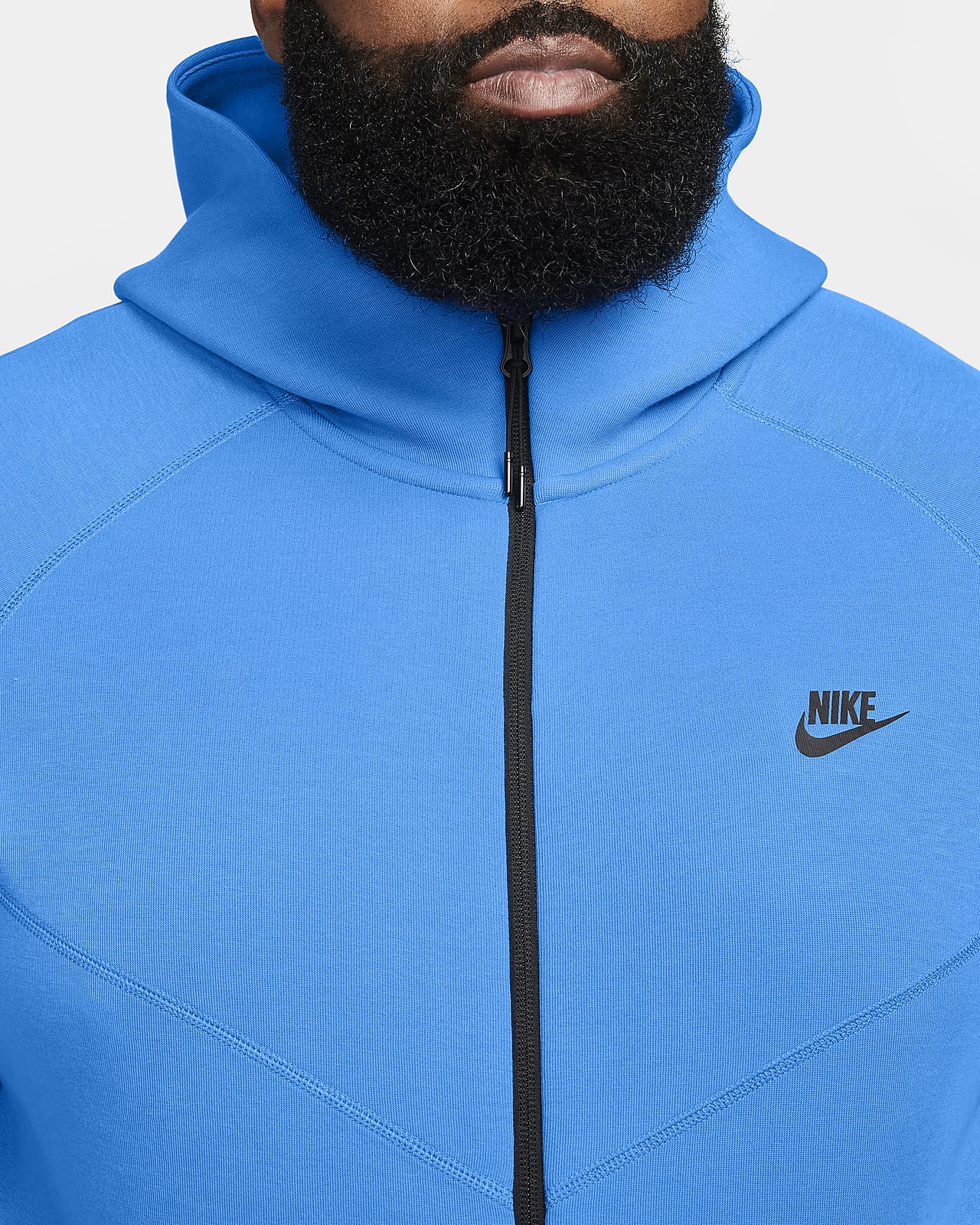 Nike Sportswear Tech Fleece Pack AA3784-001 Newsprint/Black Men Full-Zip  Hoodie