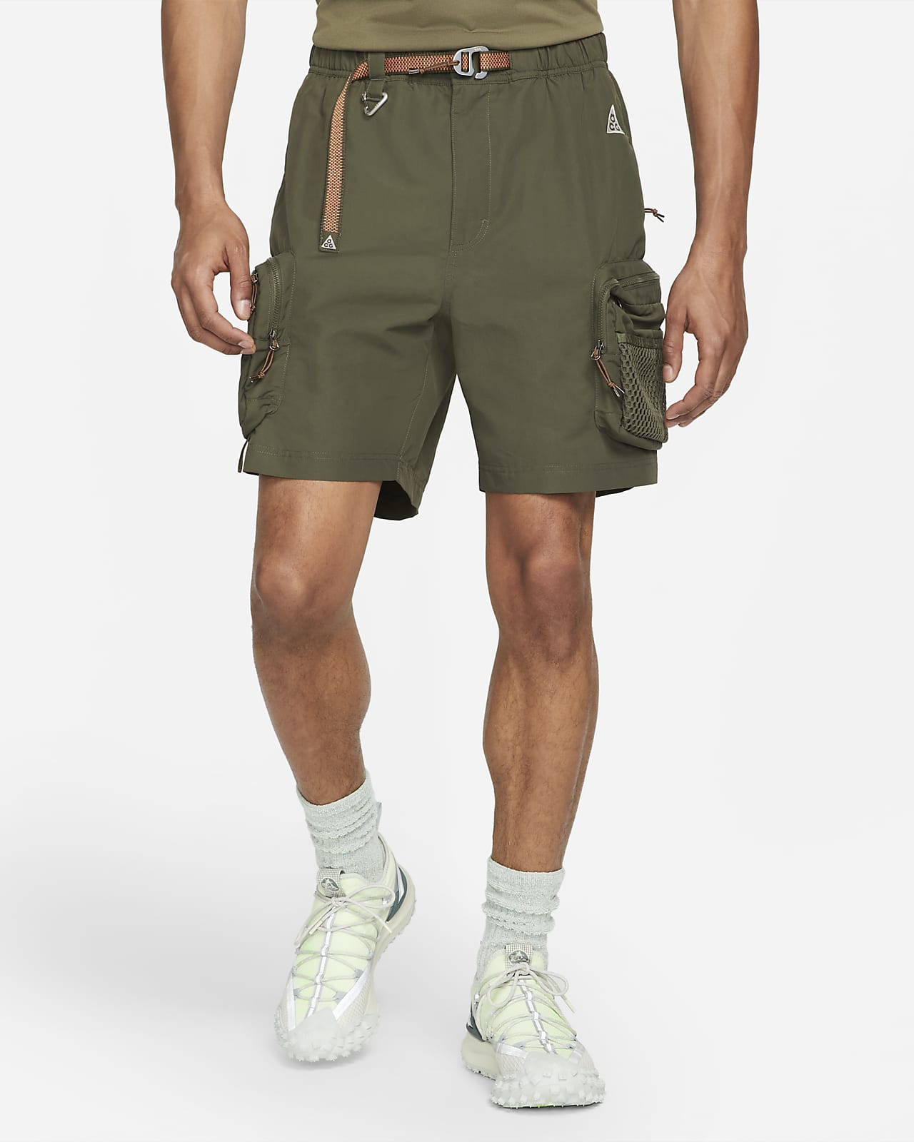 nike long cargo shorts