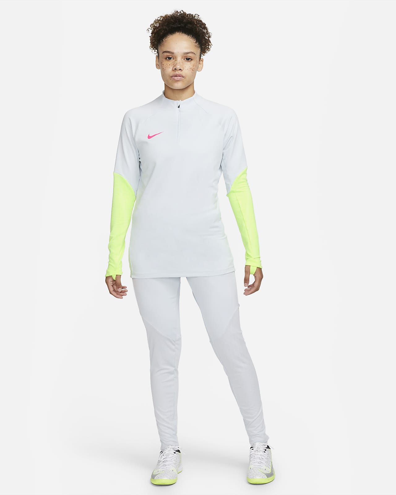 Dri-FIT Strike Women's Long-Sleeve Drill Top. Nike LU