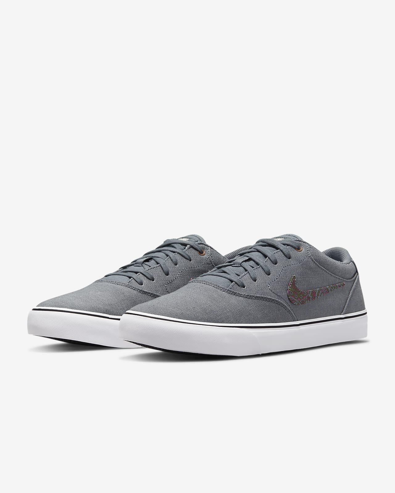 Nike SB Chron grey nike sb shoes 2 Canvas Premium Skate Shoes
