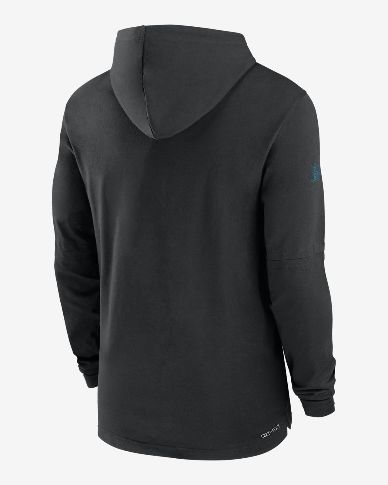 Jacksonville Jaguars Sideline Men’s Nike Men's Dri-Fit NFL Long-Sleeve Hooded Top in Black, Size: 2XL | 00MQ00A9N-PKB