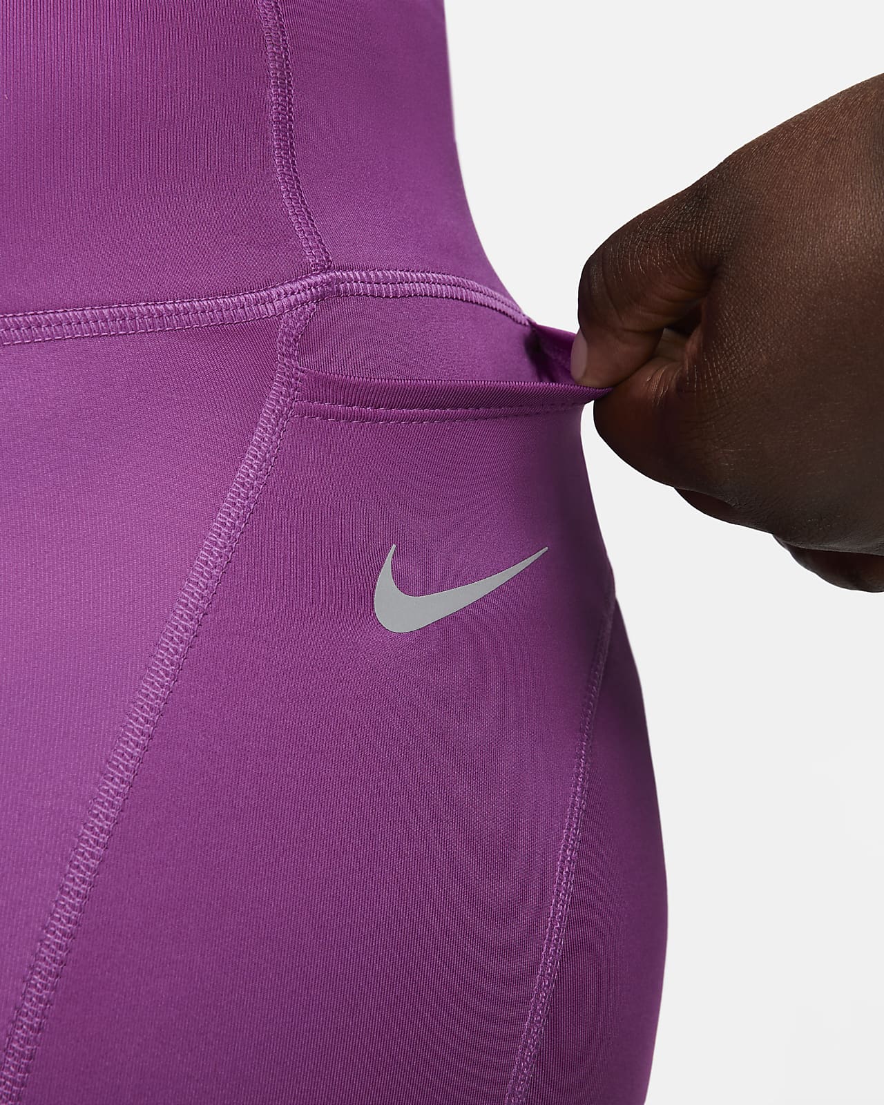 pestillo ampliar servilleta Nike Fast Leggings cortos de running de talle medio (Talla grande) - Mujer.  Nike ES