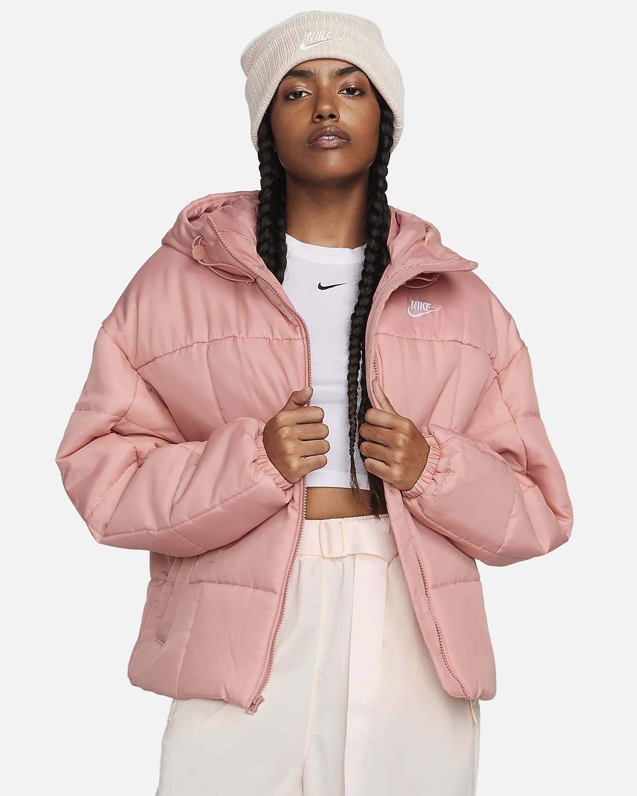Nike Women's Sportswear Metro Puffer Therma-FIT Loose Hooded Jacket