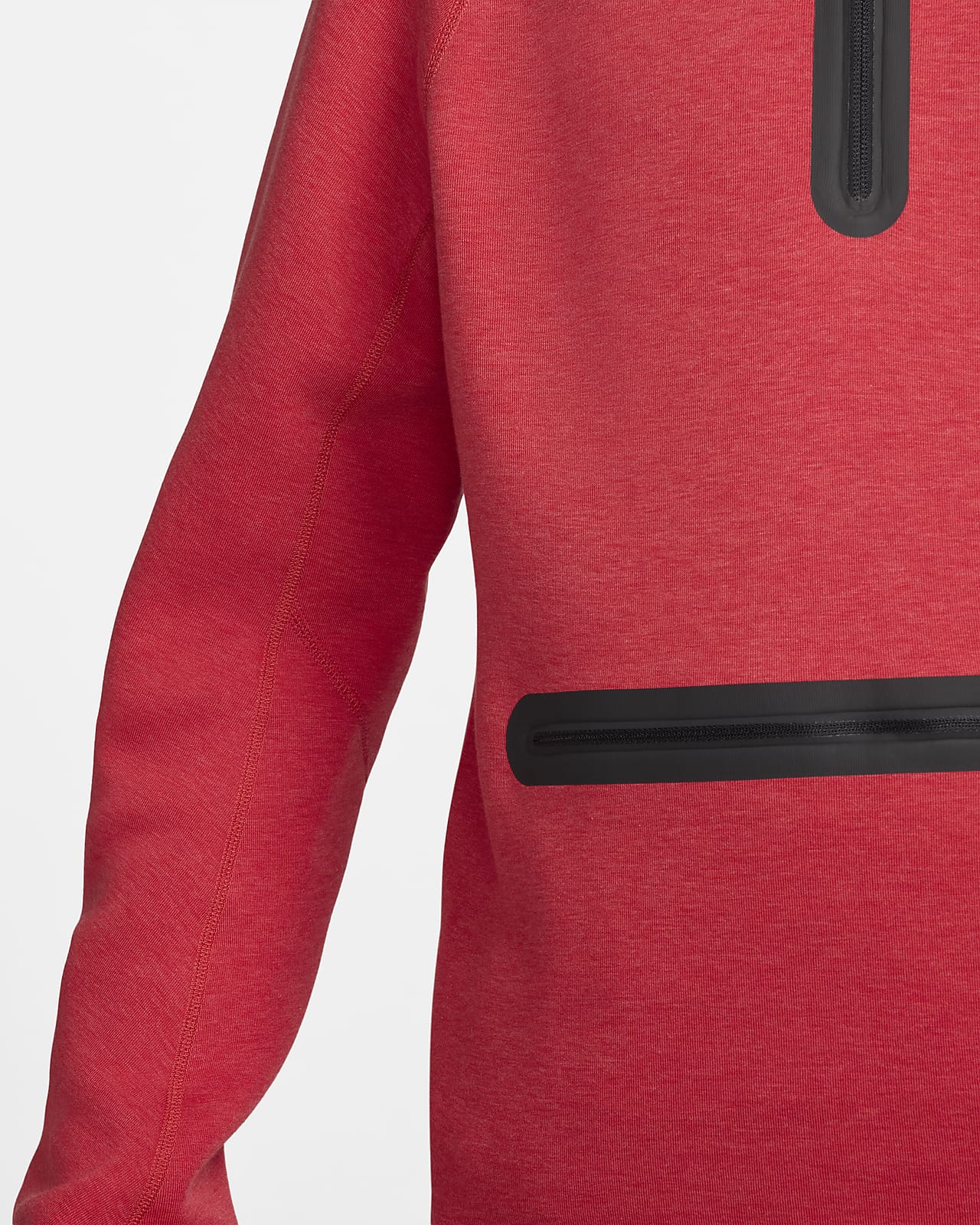 Red and white discount nike tech fleece