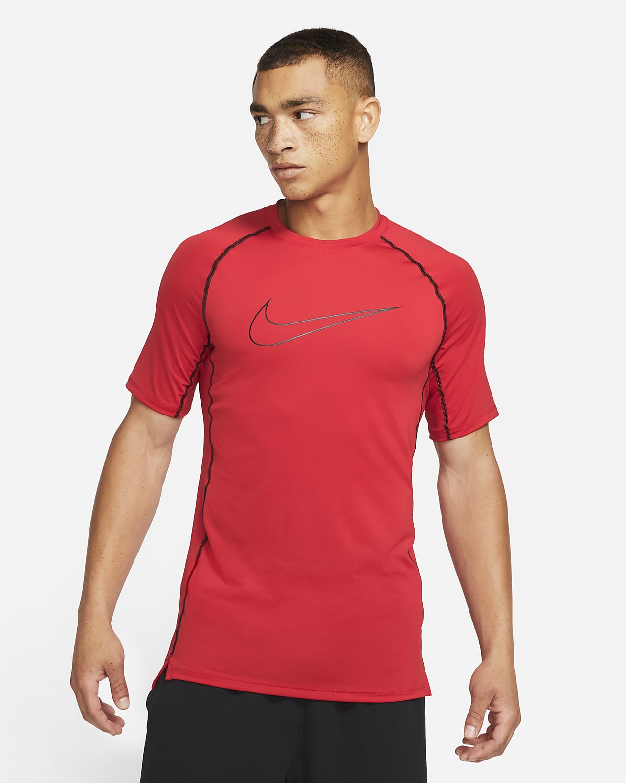 Clap Evacuation Sui Nike Pro Dri-FIT Men's Slim Fit Short-Sleeve Top. Nike.com