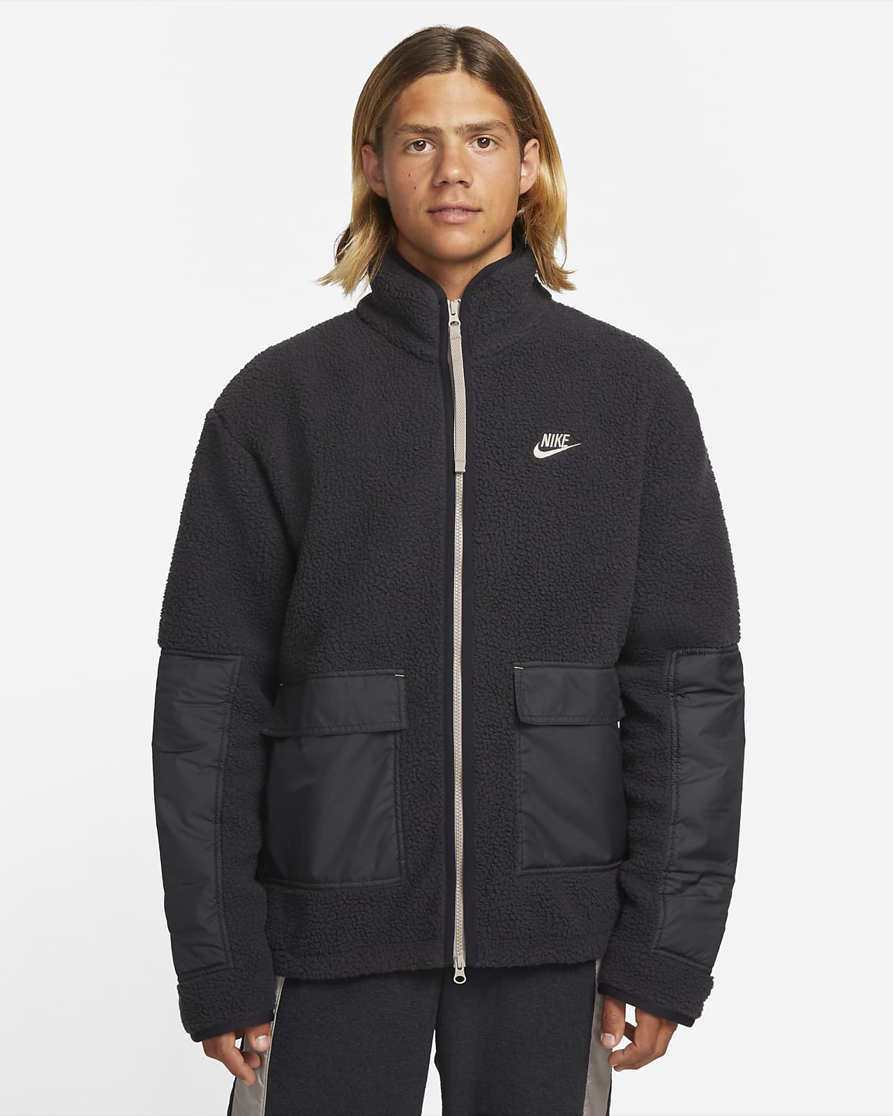 Nike Sportswear Sport Essentials+ Men's Fleece Full-Zip Jacket. Nike AT