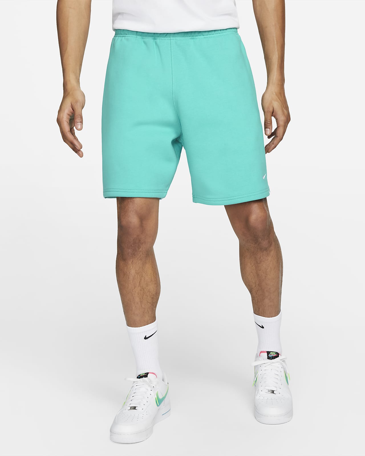 Nike Solo Swoosh Fleece-Shorts