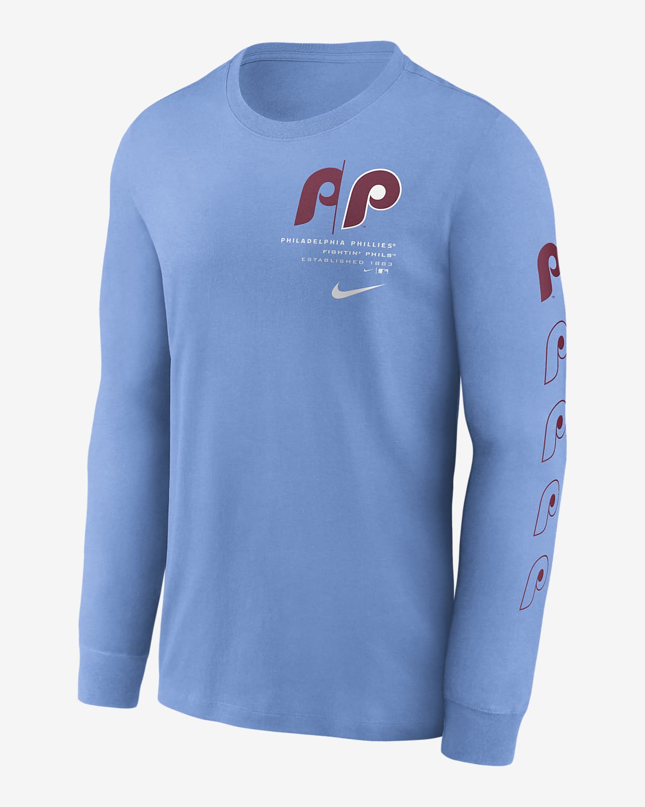Playera de manga larga para hombre Nike Team Slider (MLB Philadelphia  Phillies). Nike.com