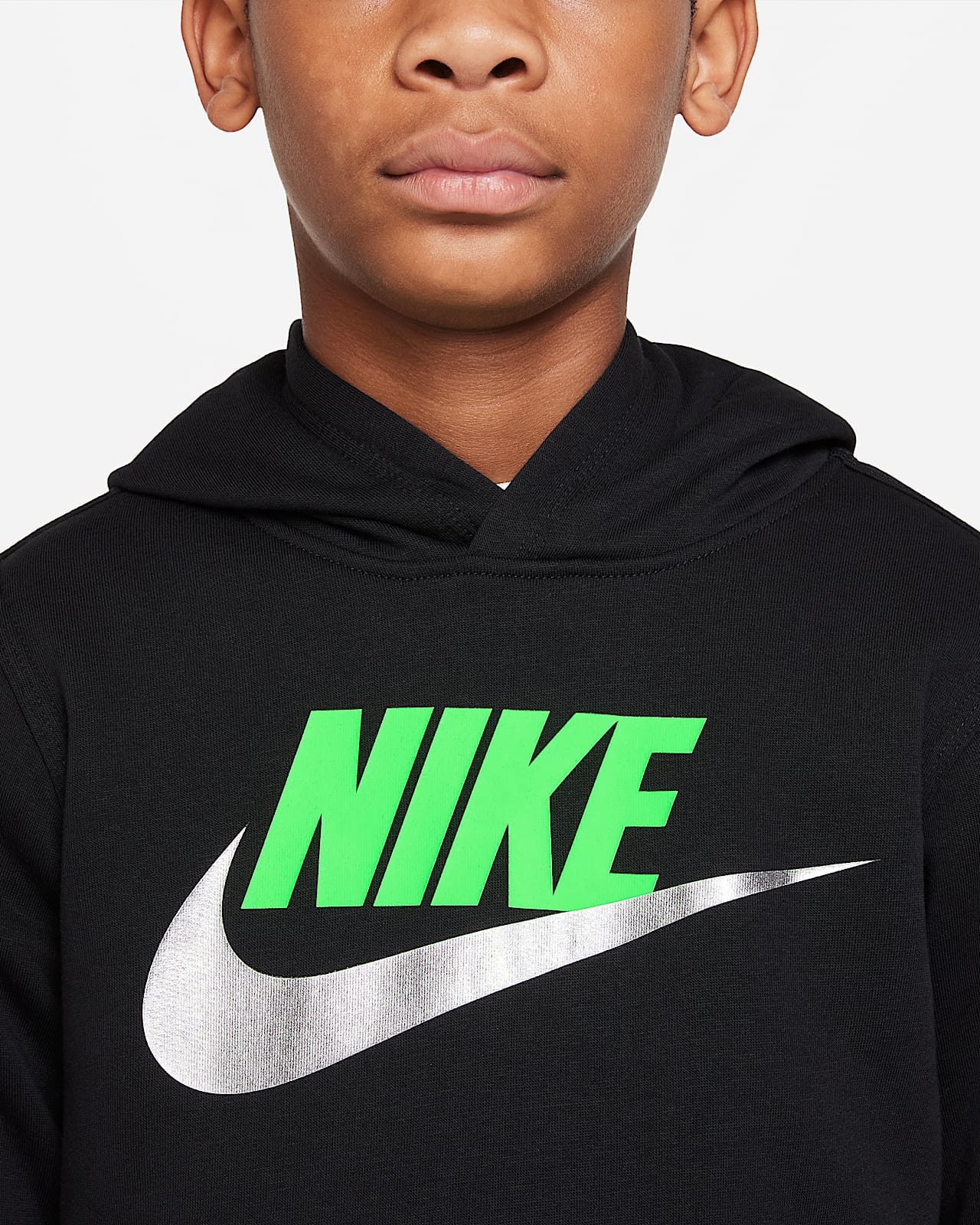 nike club logo hoodie junior