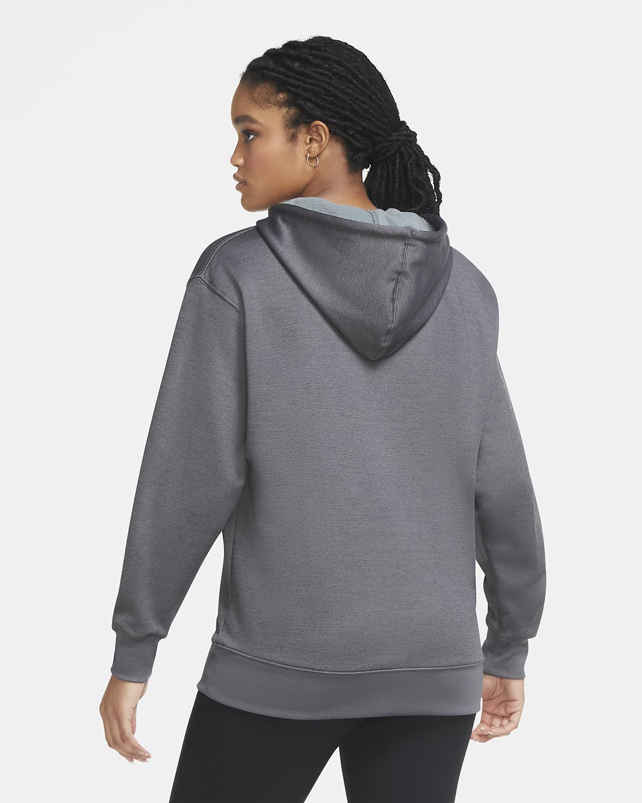 women's nike therma fleece training hoodie