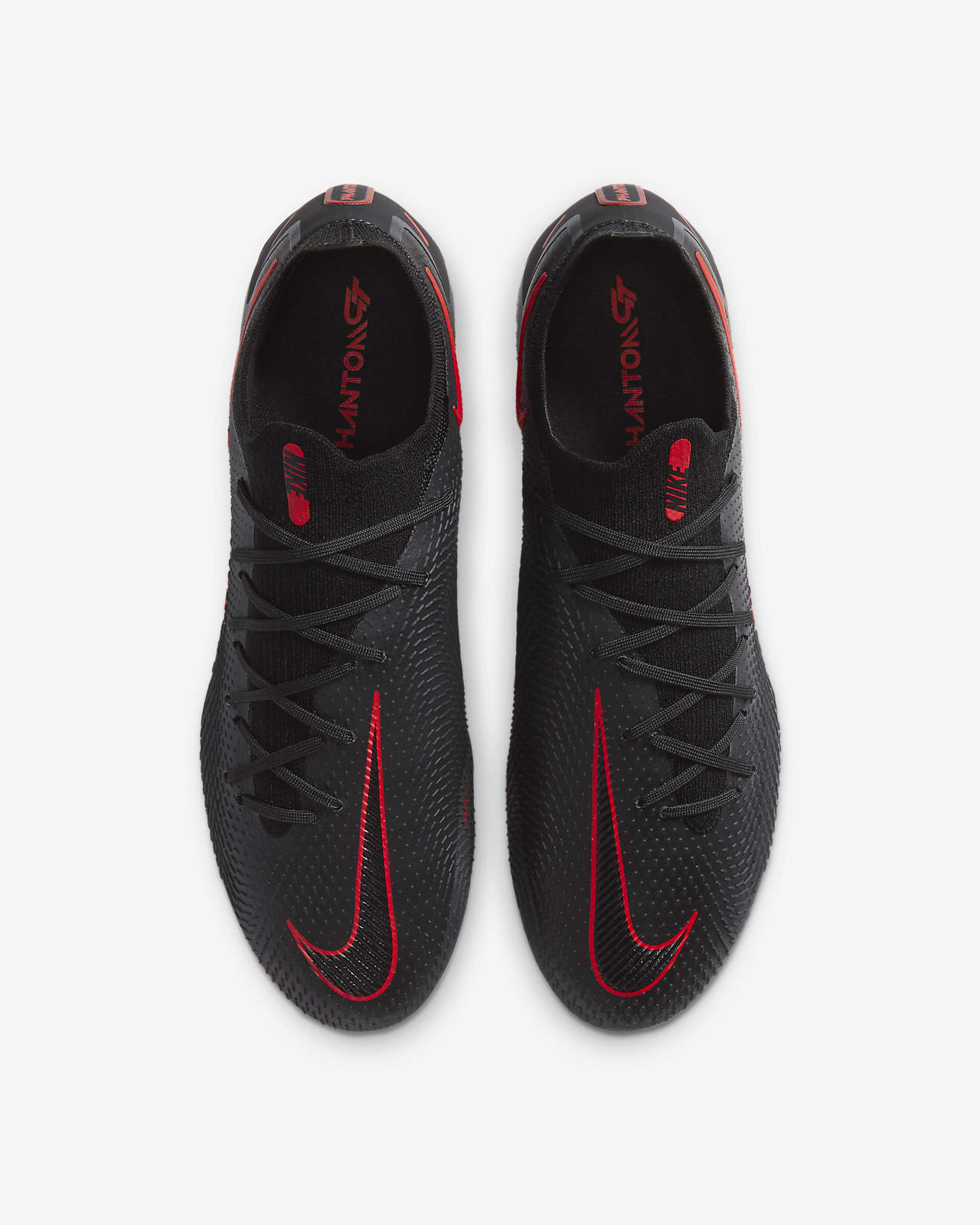 nike phantom gt black chile red