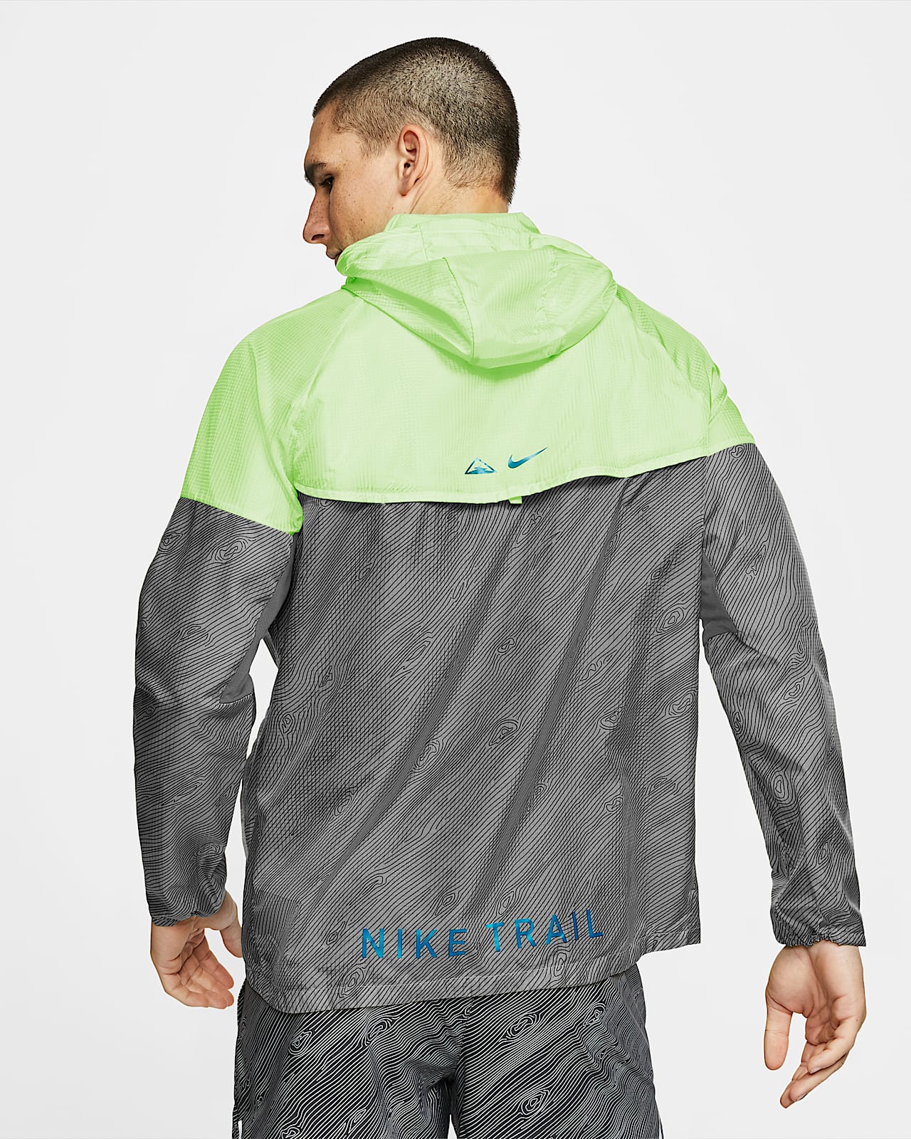 nike hooded running jacket
