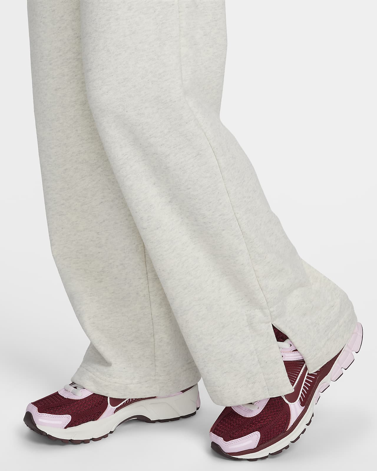 Nike Sportswear Women's High-Waisted Wide-Leg Fleece Trousers. Nike IN