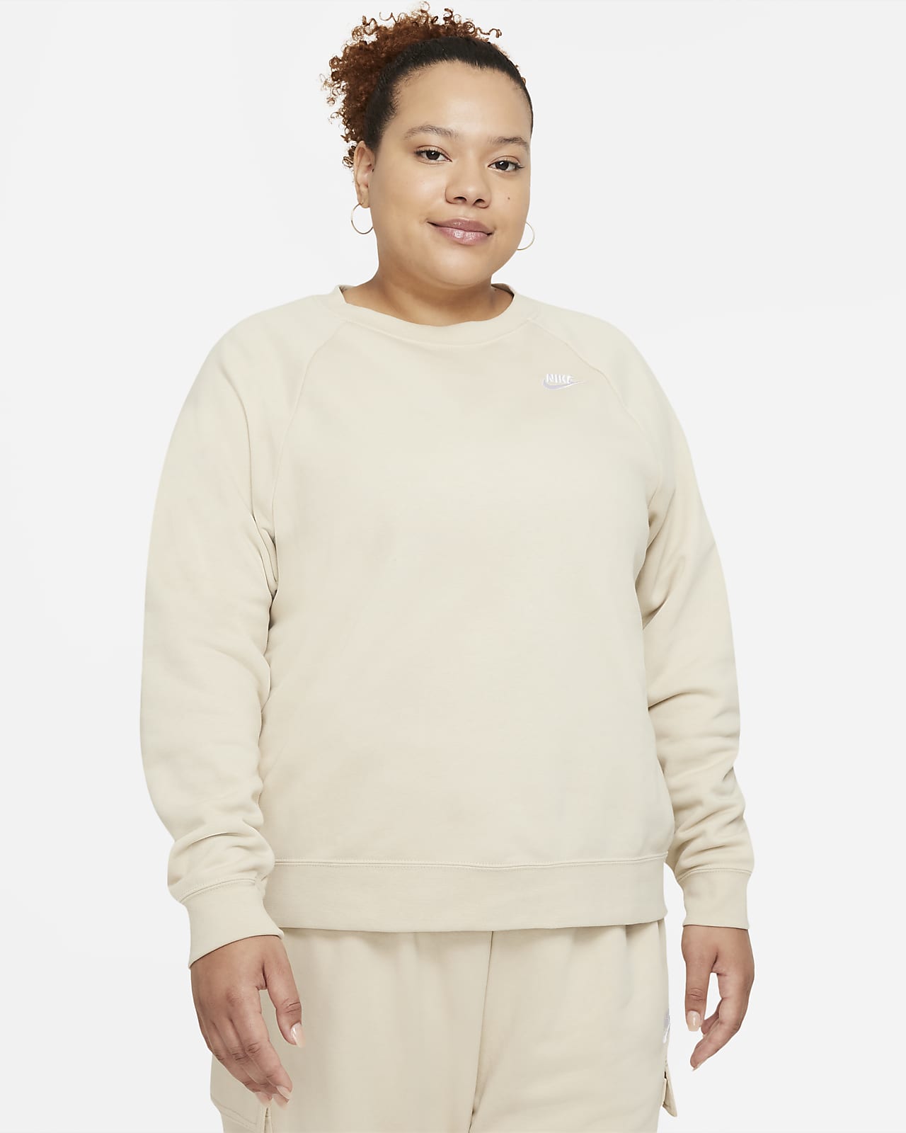 Sudadera beige nike clearance