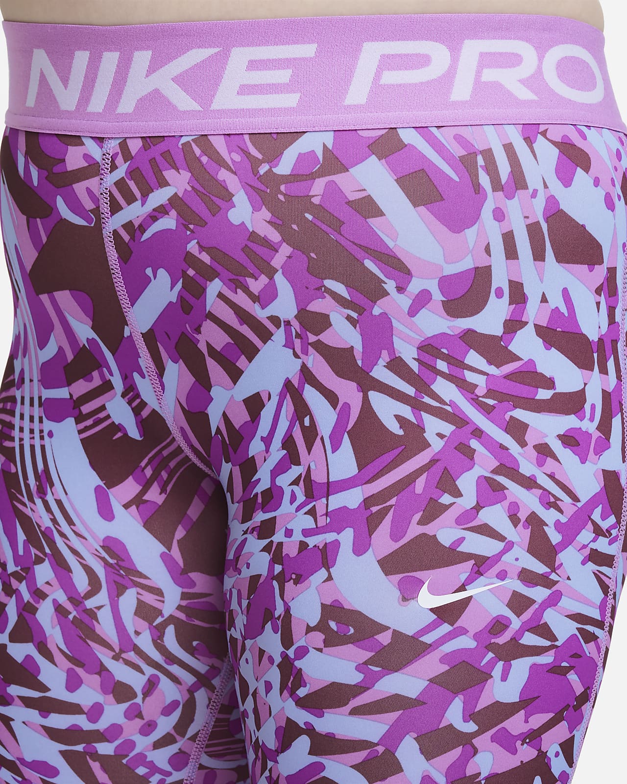 Nike Pro Big Kids Girls Leggings Extended Size Nike