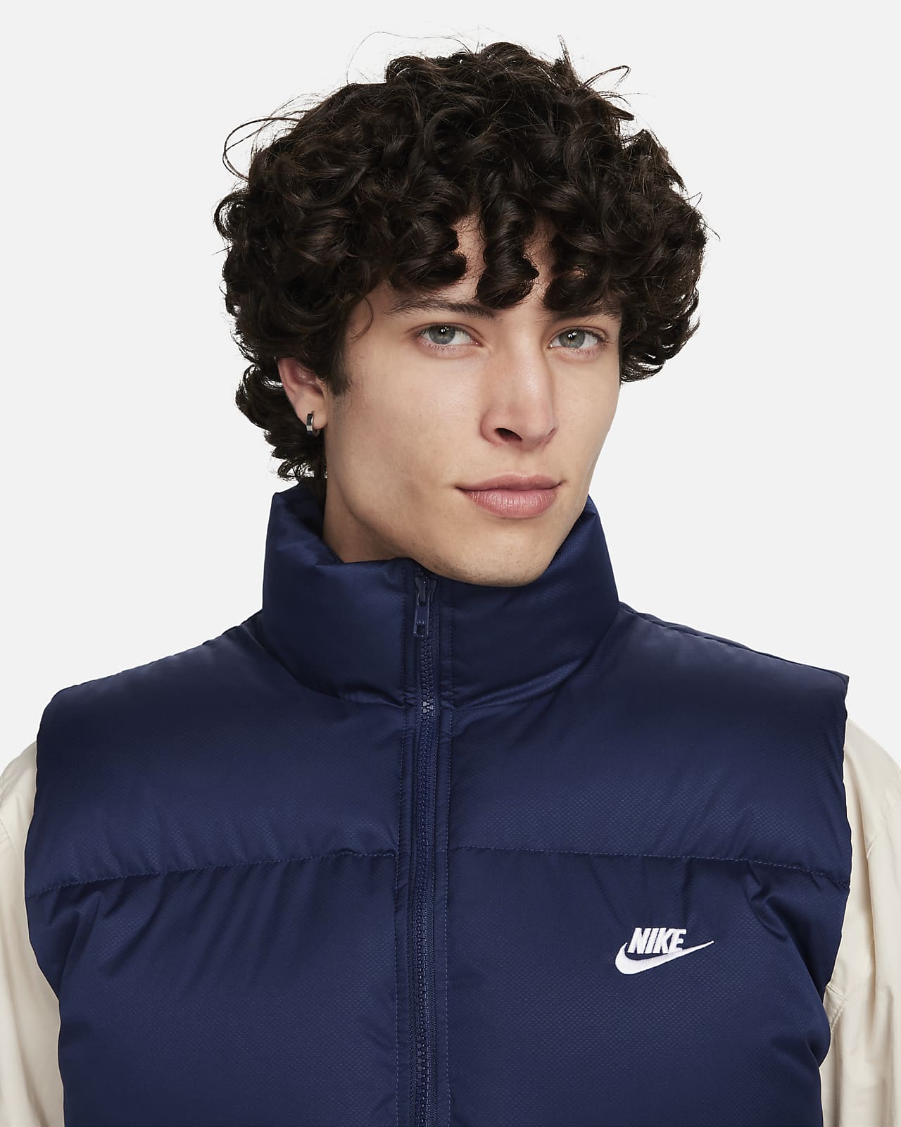 Nike Sportswear CLUB - Veste d'hiver - midnight navy/white/bleu marine 