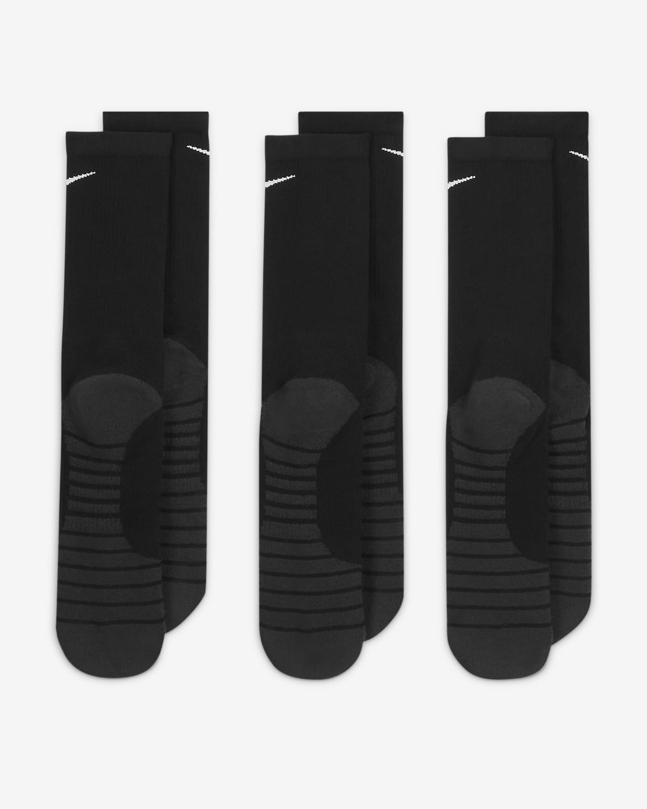 Nike Everyday Max Cushion Crew Training Sock (3 Pair) - Black