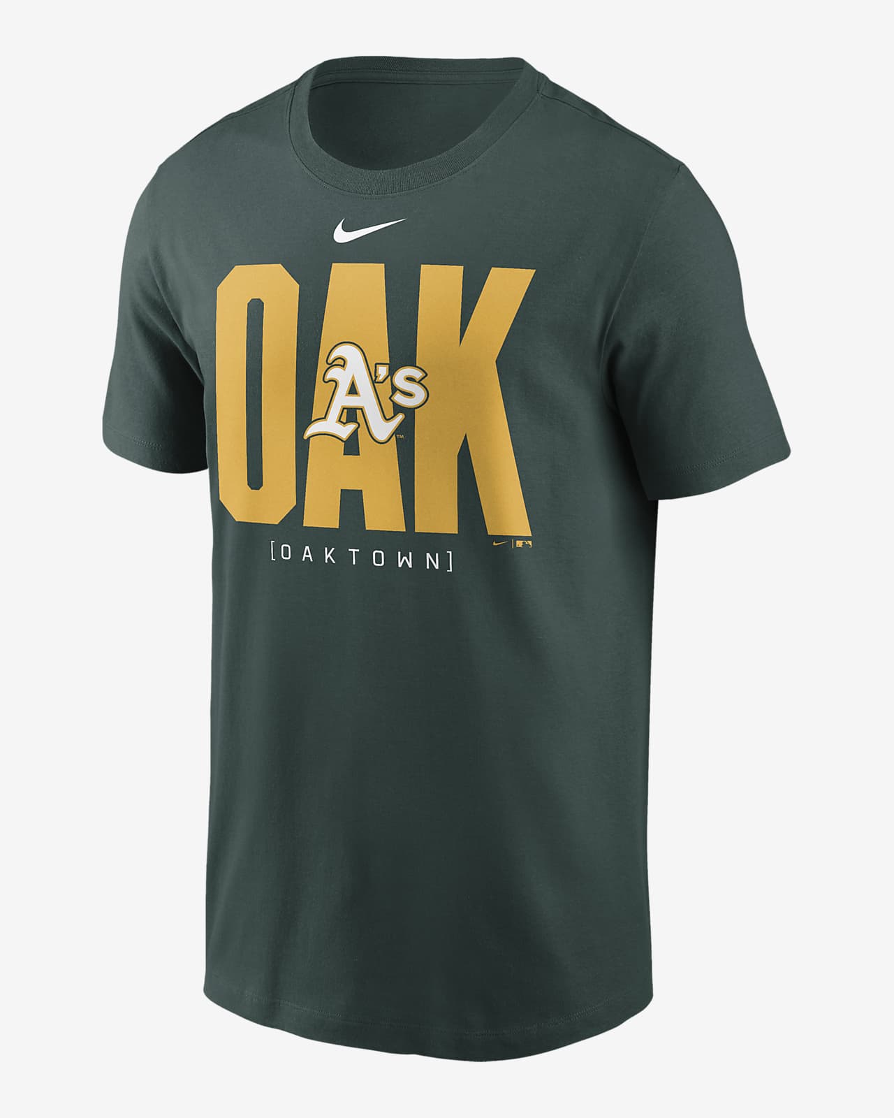 Oakland Athletics Team Scoreboard Men's Nike MLB T-Shirt